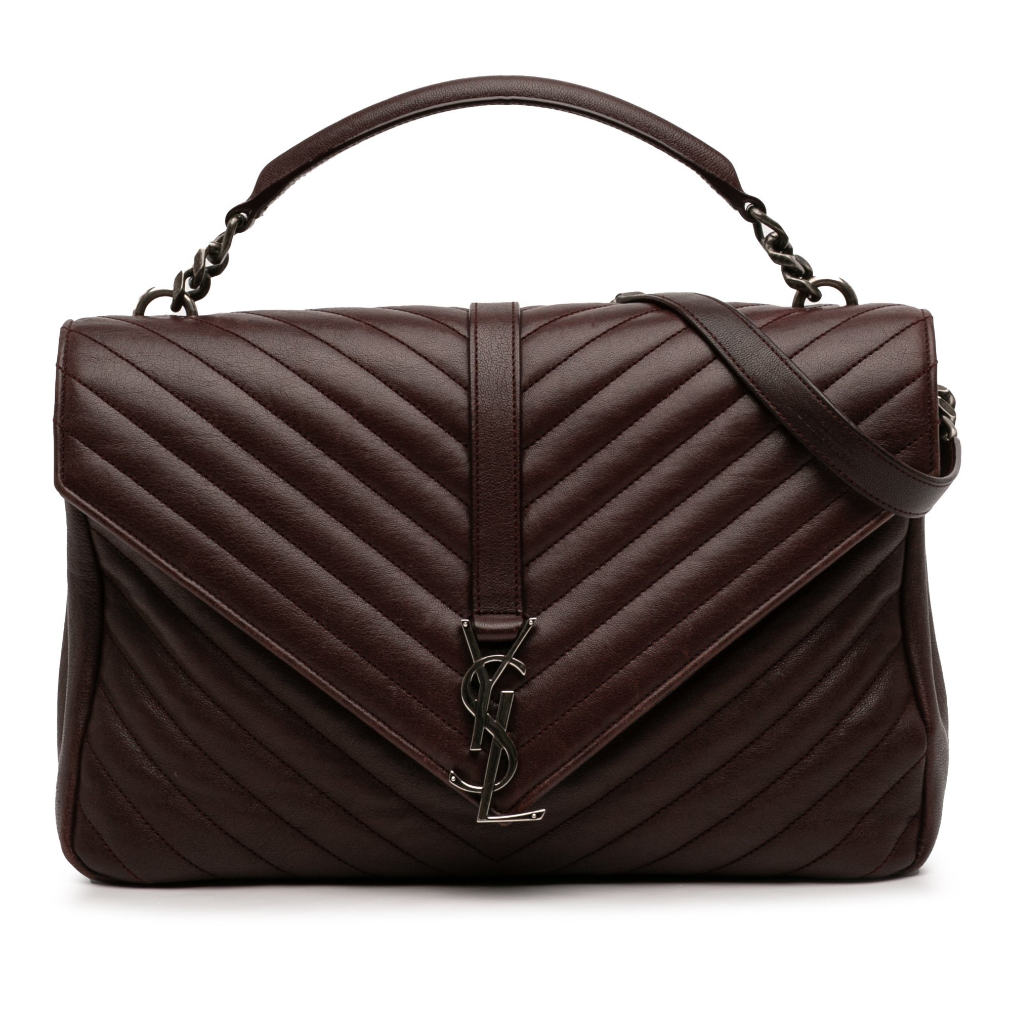 Leather satchel