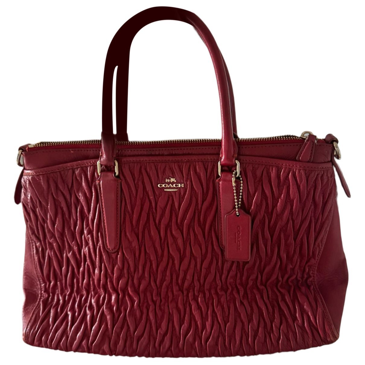 Crossgrain Gathered Kitt Carry All leather satchel
