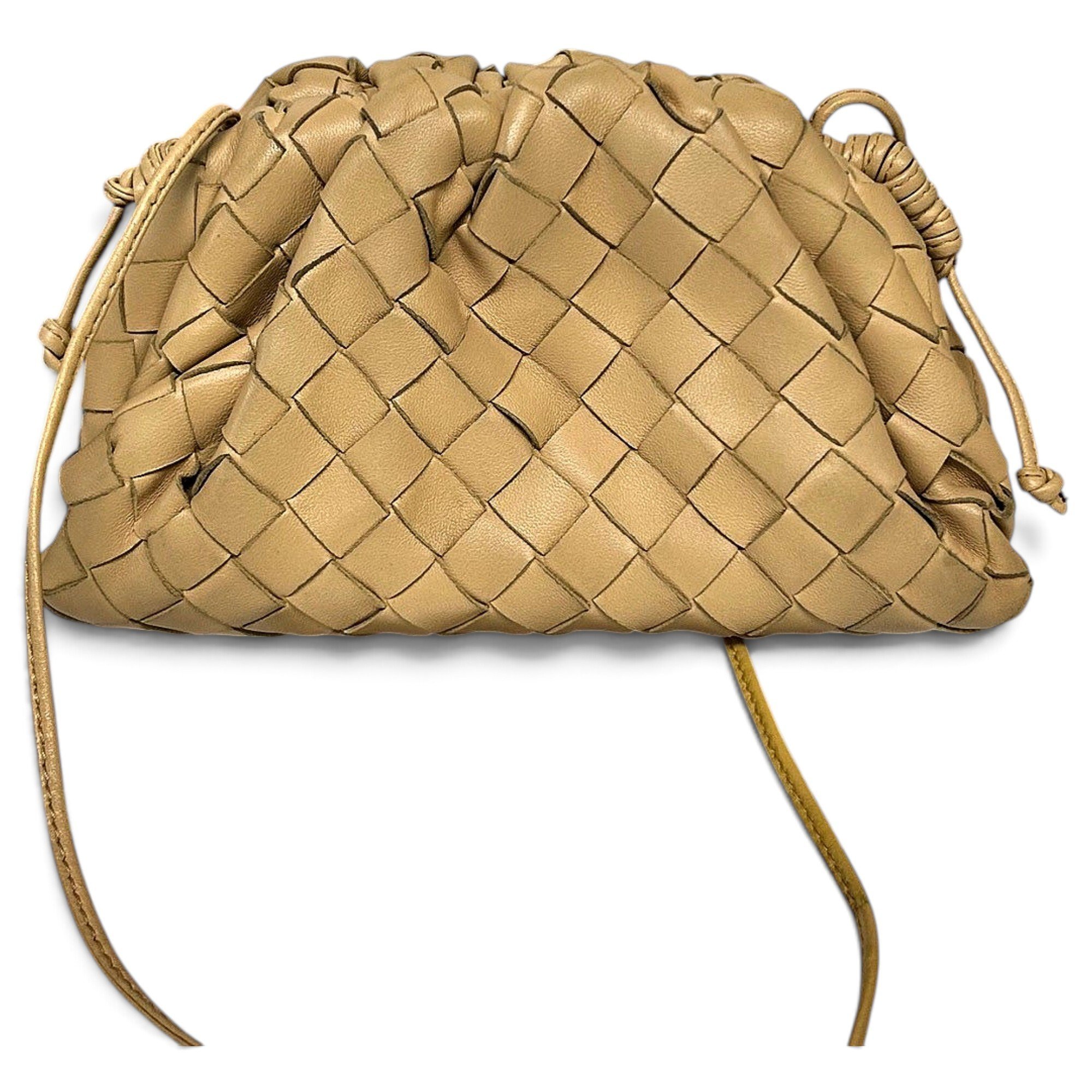 Pouch leather handbag