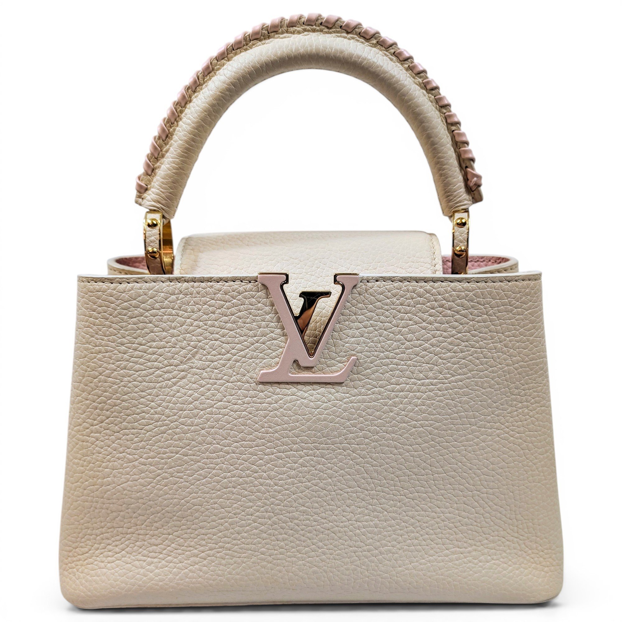 Capucines leather handbag