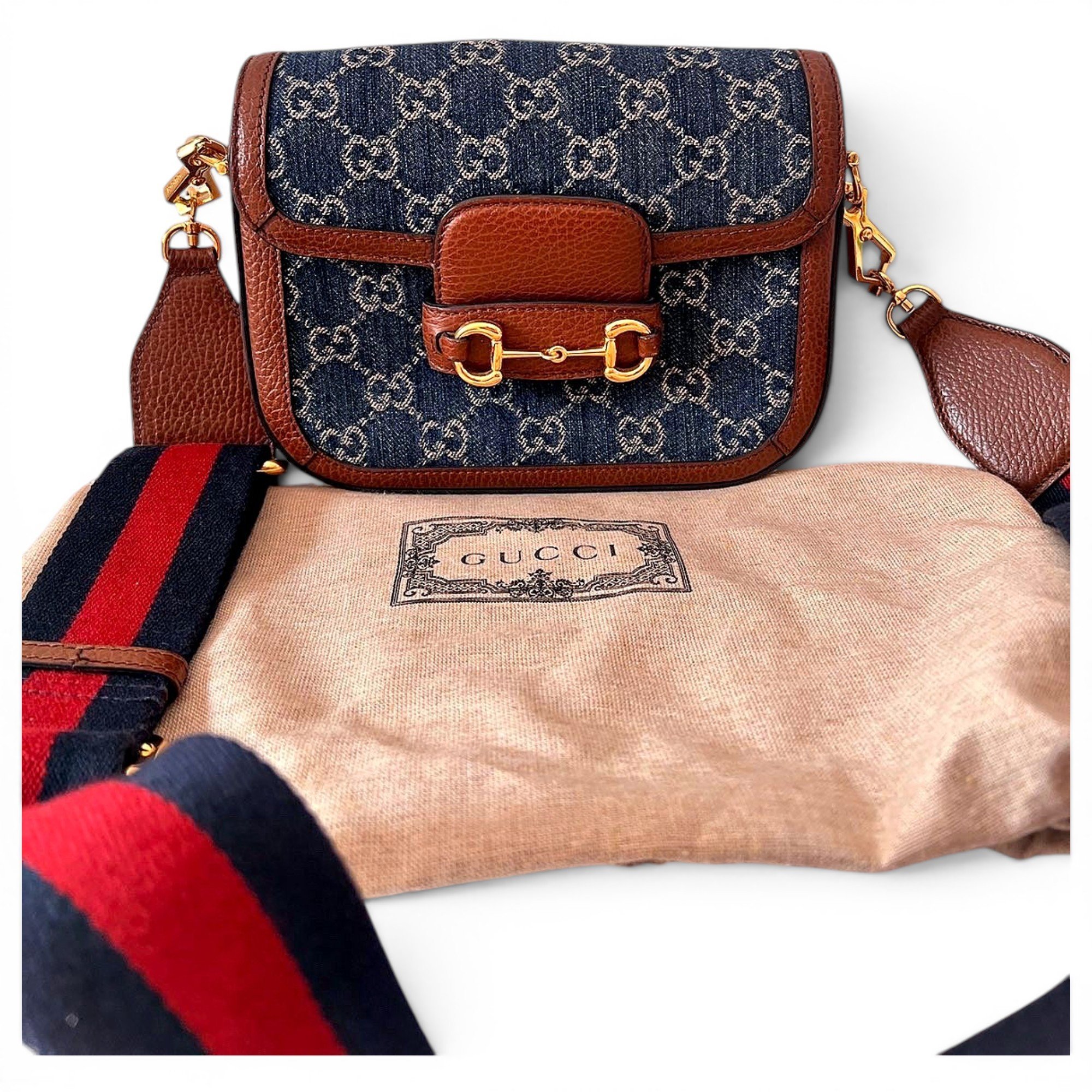 1955 leather crossbody bag