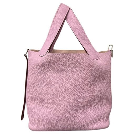 Picotin leather handbag