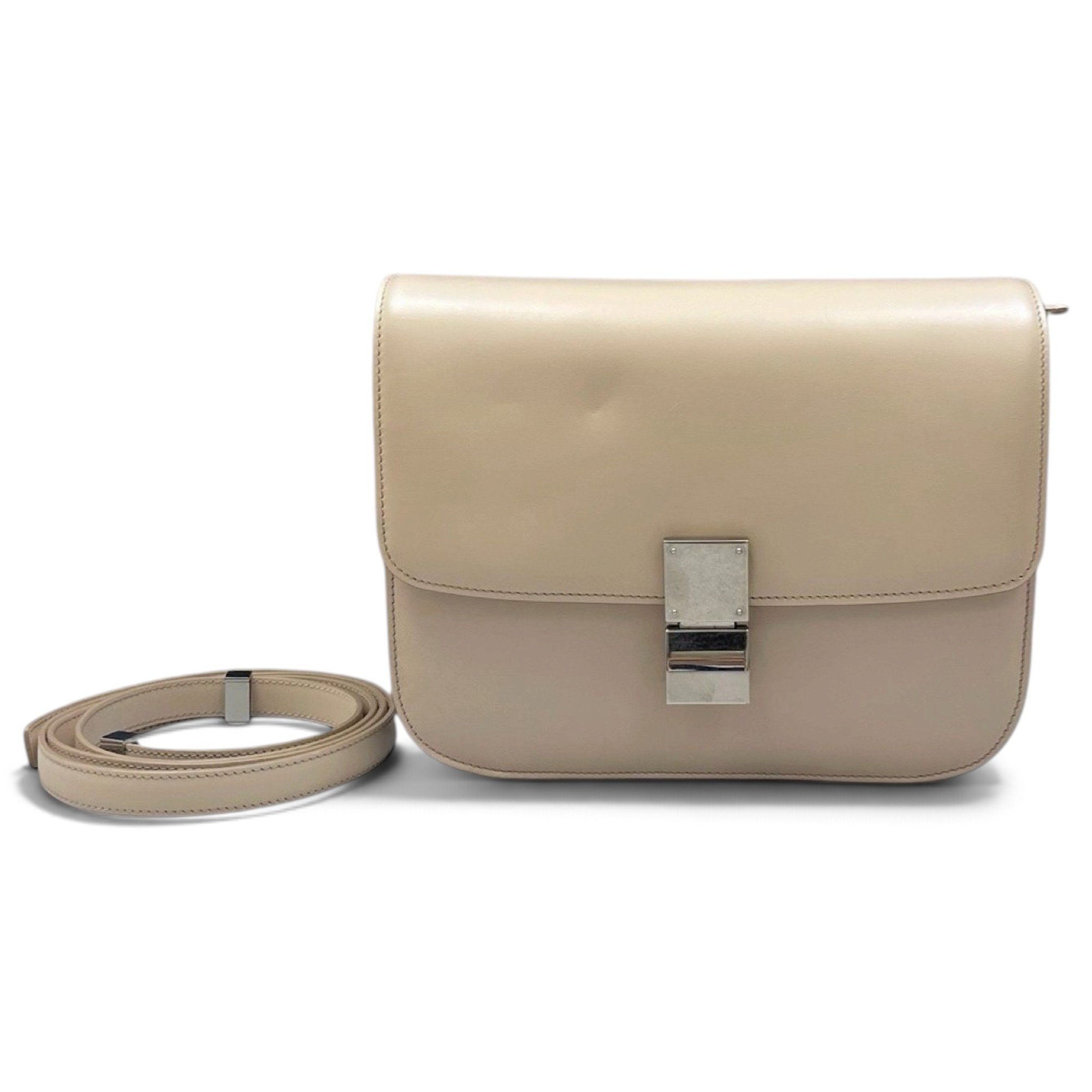 Classic leather crossbody bag