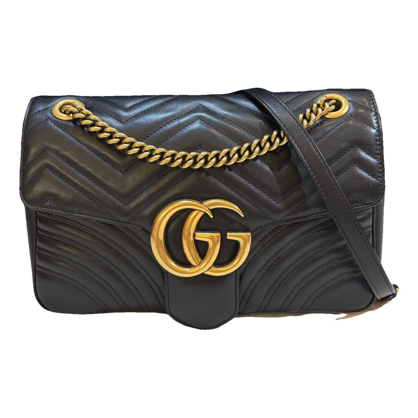 GG Marmont Flap leather handbag