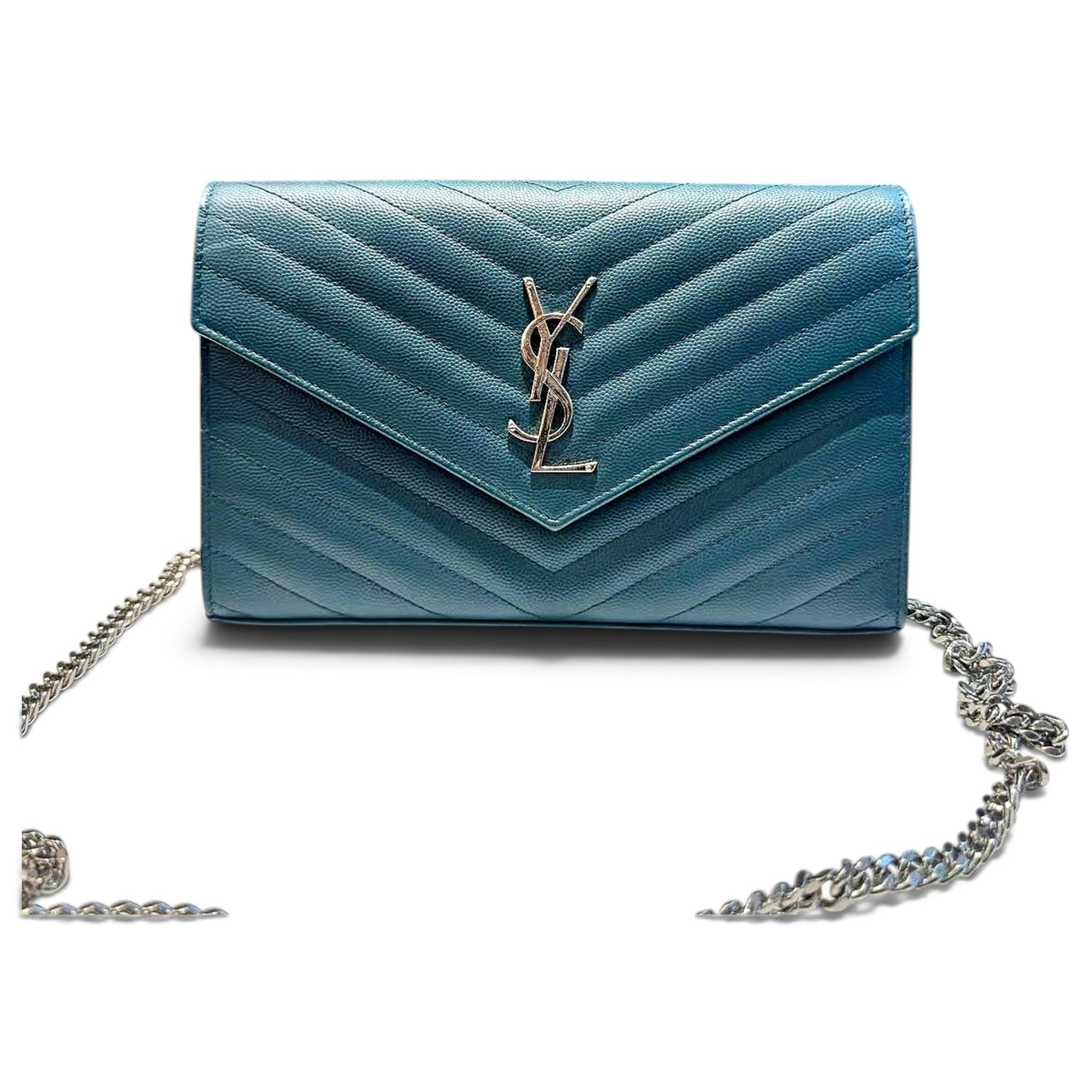 Portefeuille enveloppe leather handbag