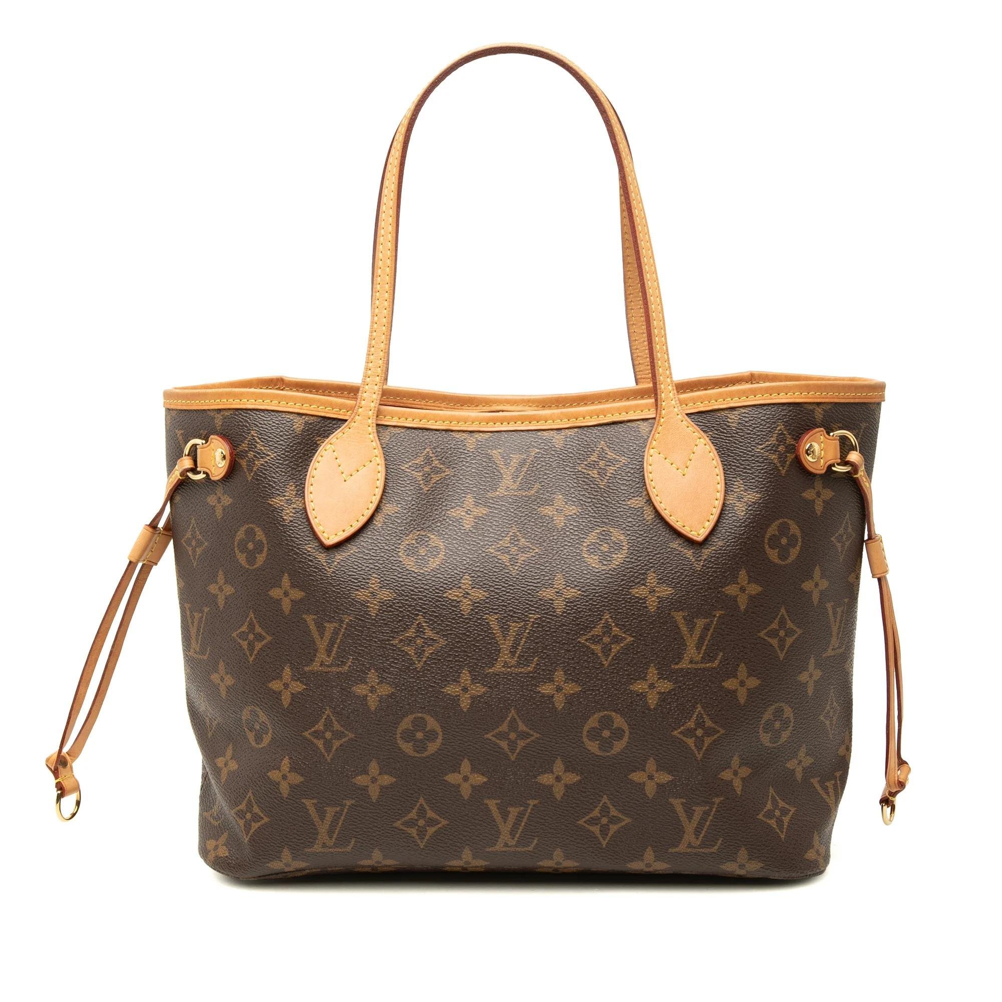 Neverfull leather handbag