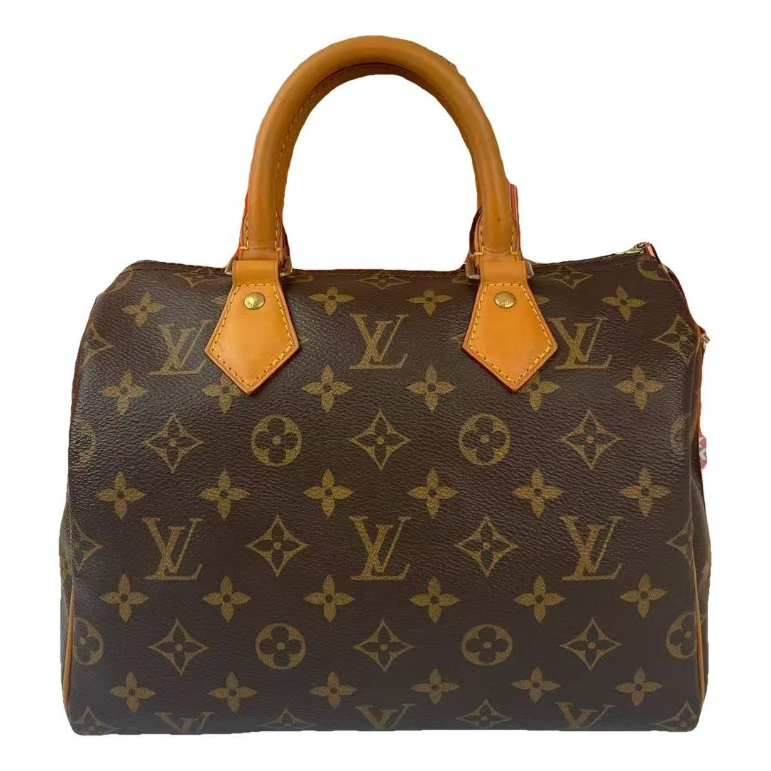 Speedy leather handbag
