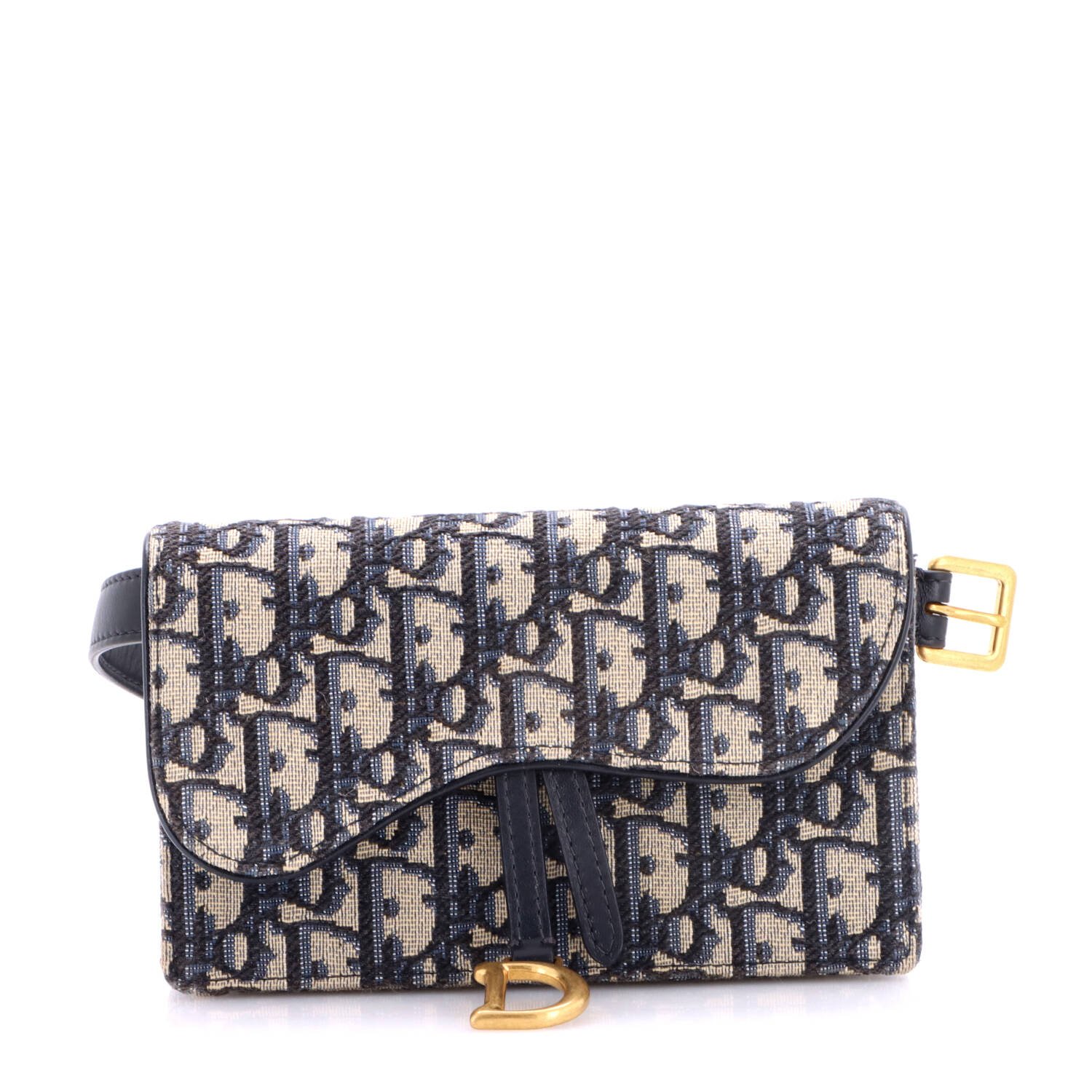 Dior Saddle Rectangular Belt Bag Oblique Canvas