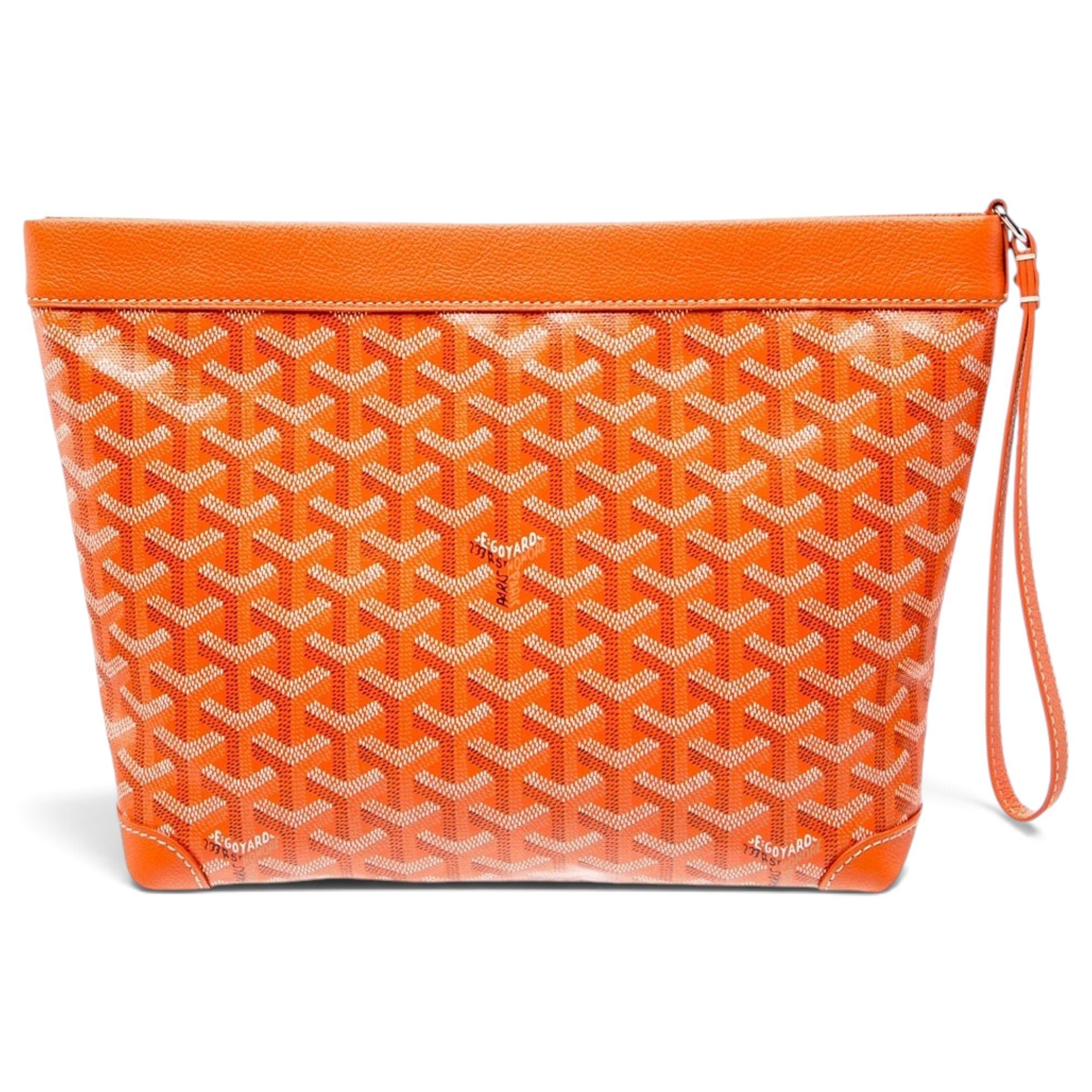 Jouvence leather clutch bag