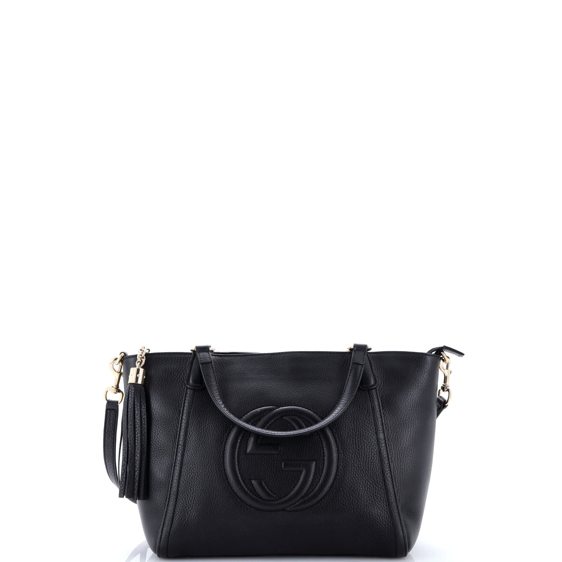 Soho Convertible Top Handle Bag Leather Small