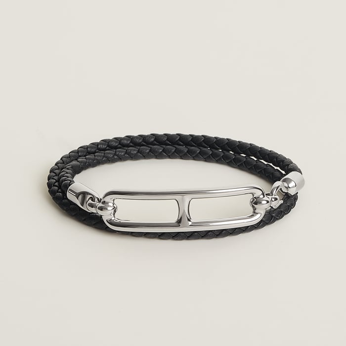 Noir Pulseira Roulis Double Tour