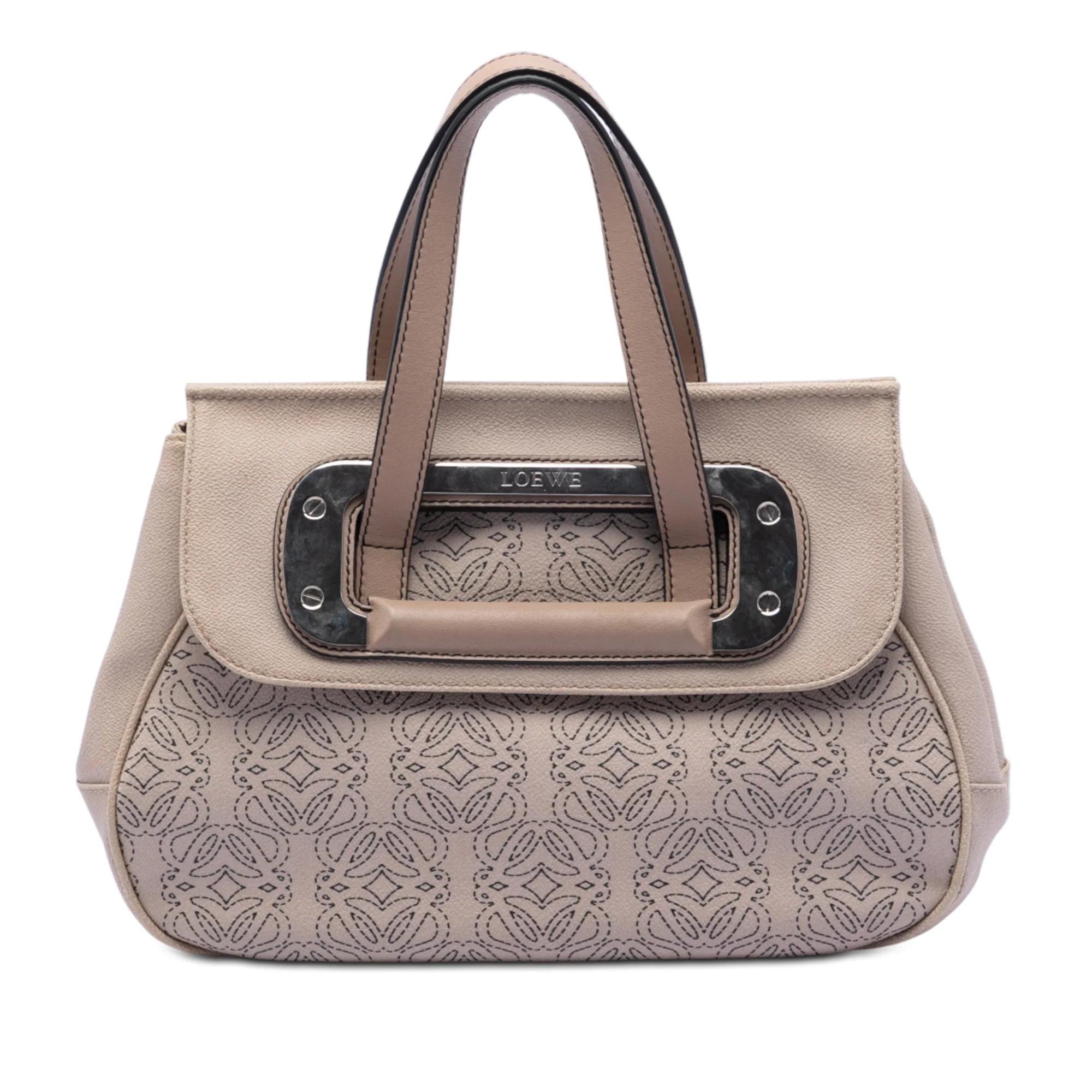 Loewe Anagram cloth satchel