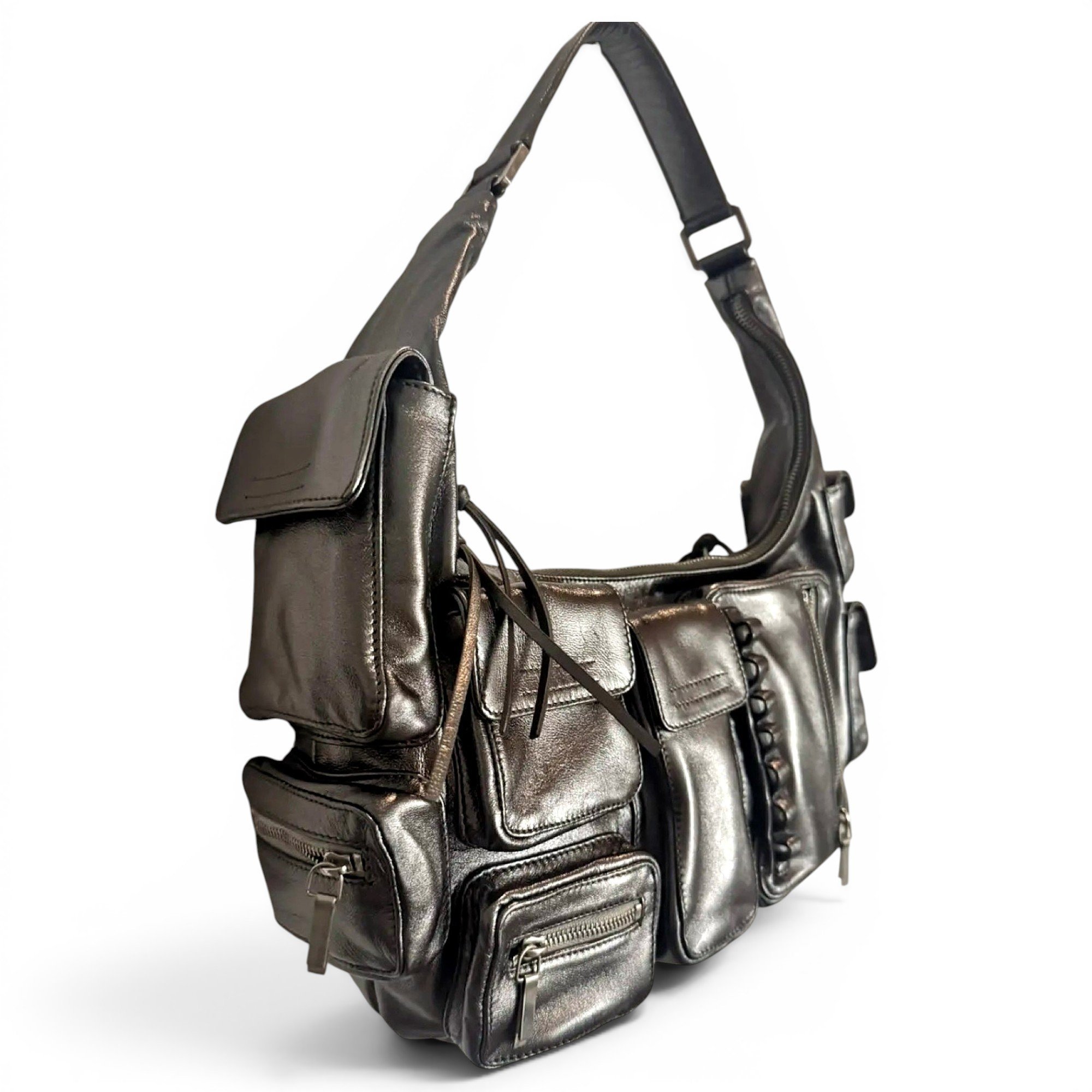 Leather handbag
