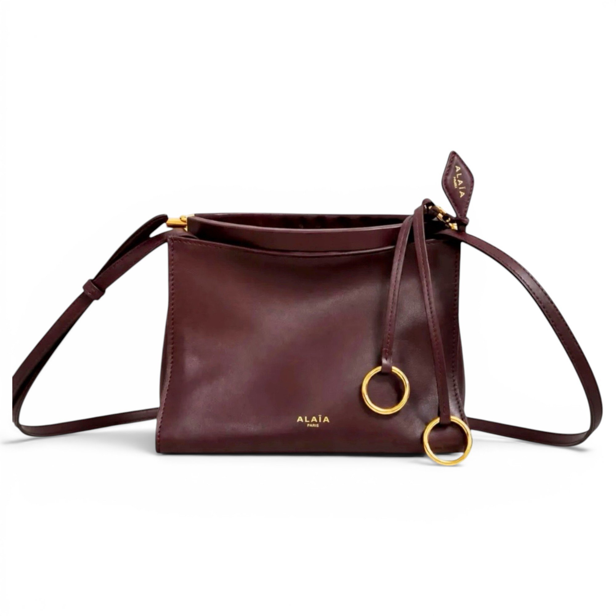 Le Click leather crossbody bag
