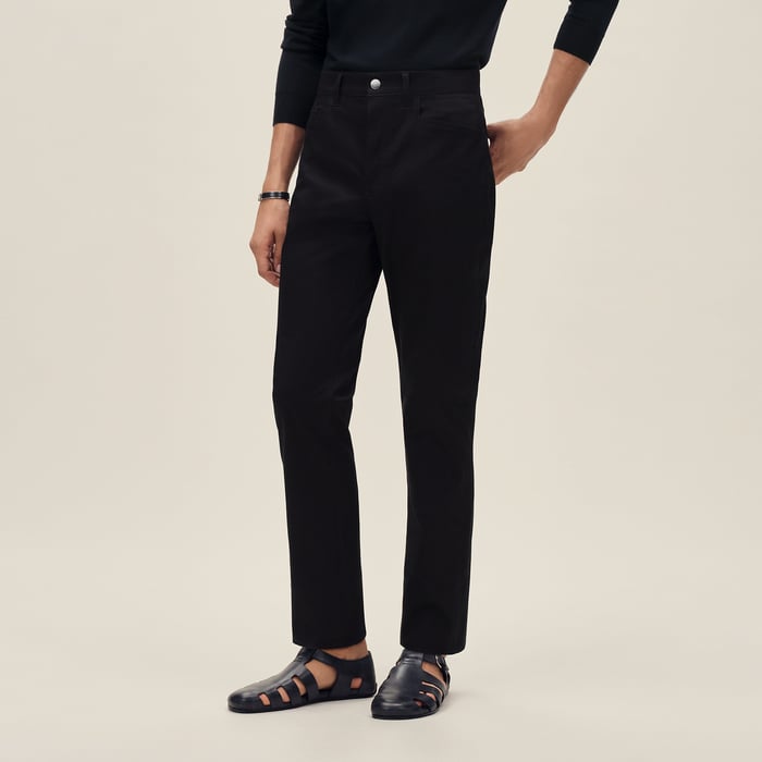 Noir Straight Cut Jeans