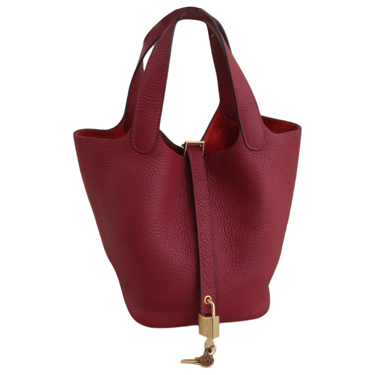 Picotin leather handbag