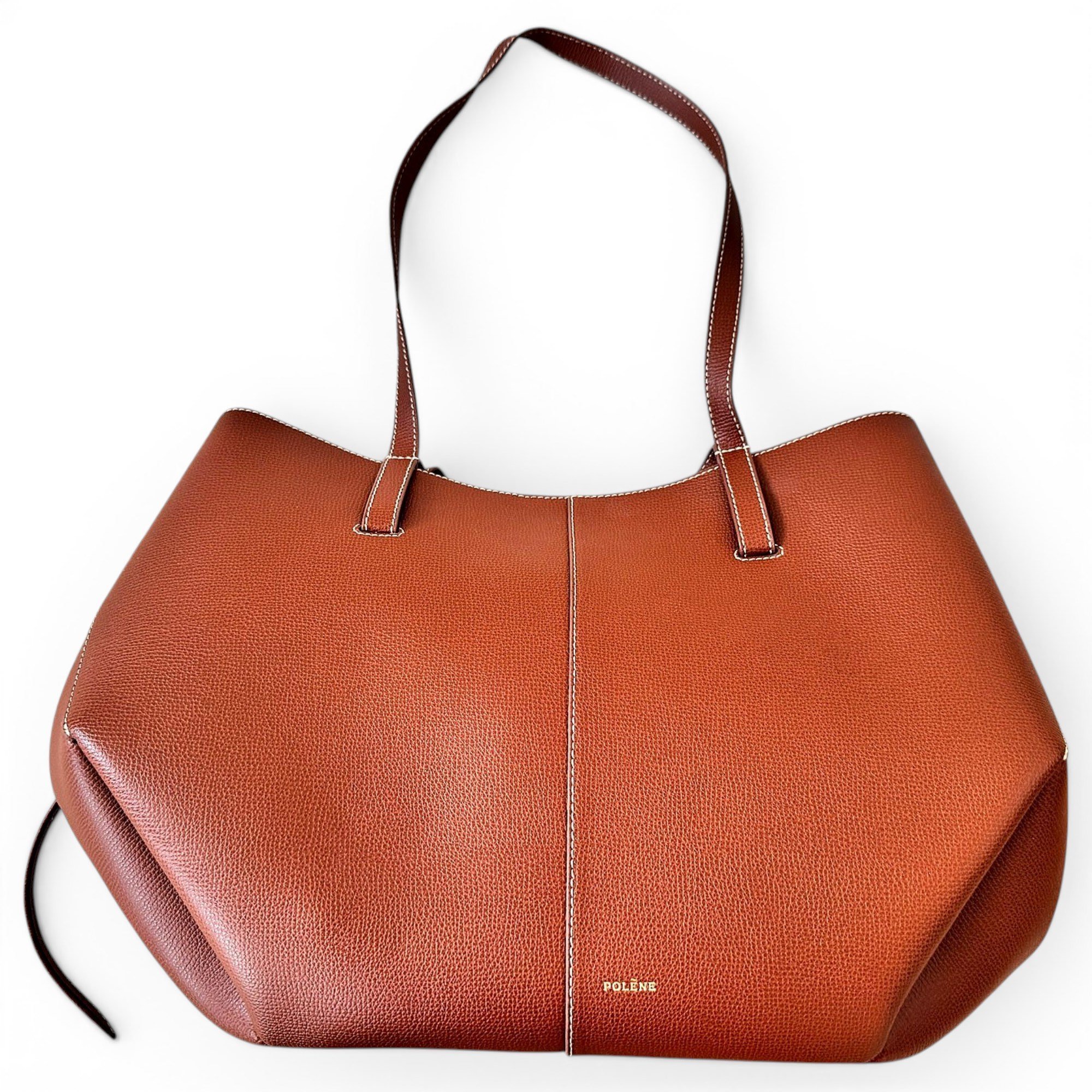 Leather tote