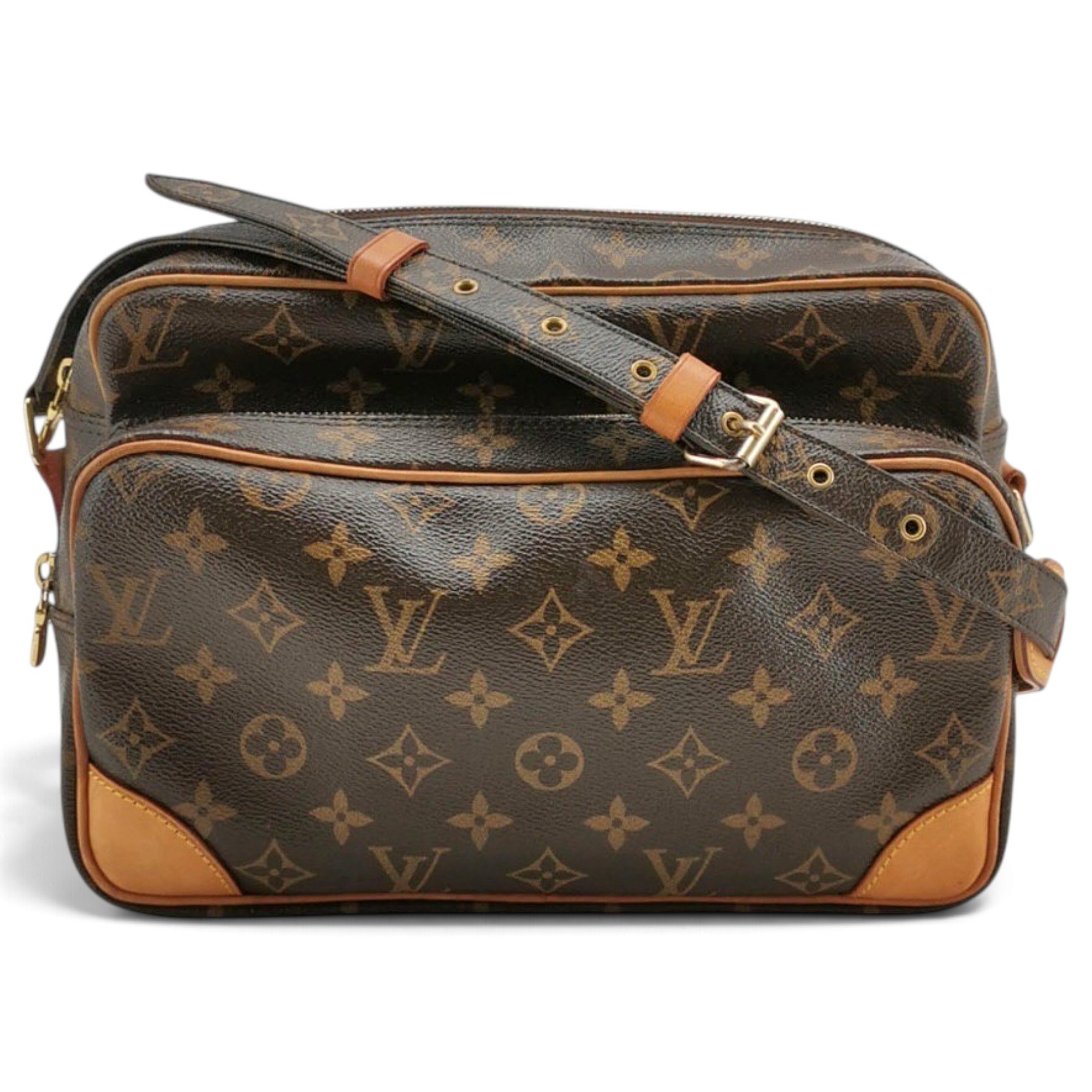 Nile leather crossbody bag