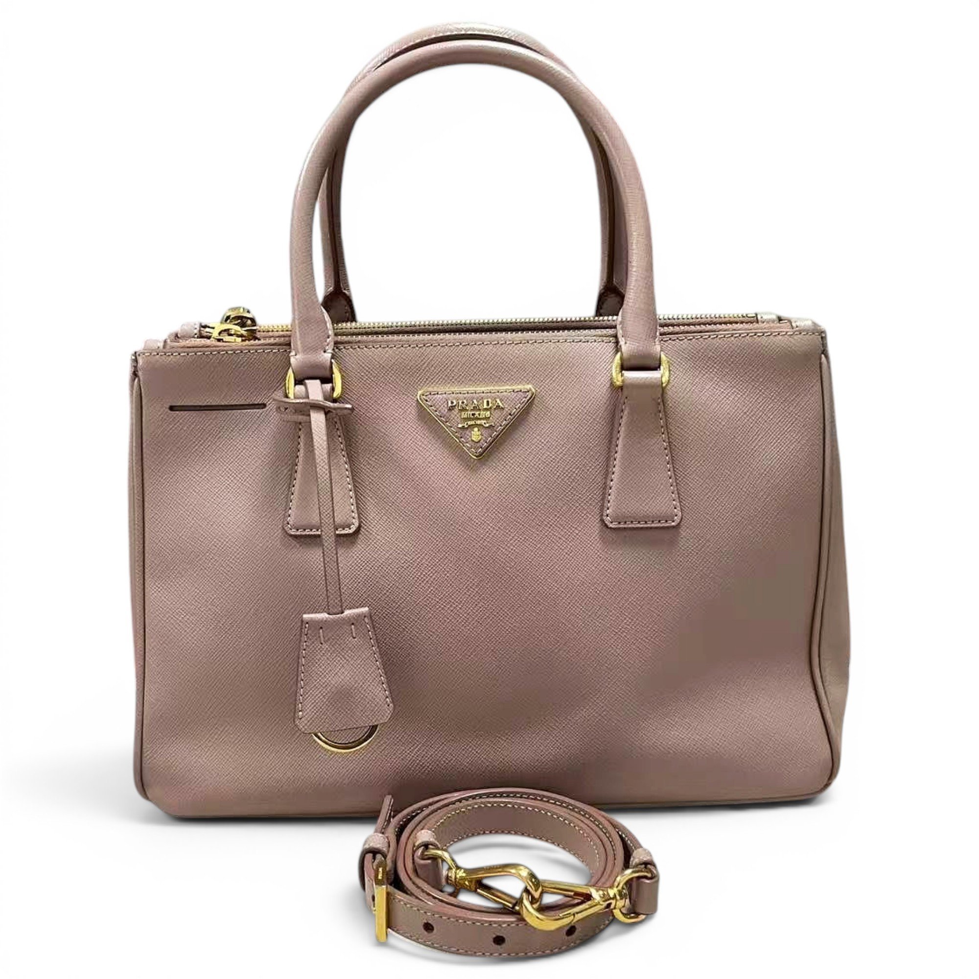 Galleria leather handbag