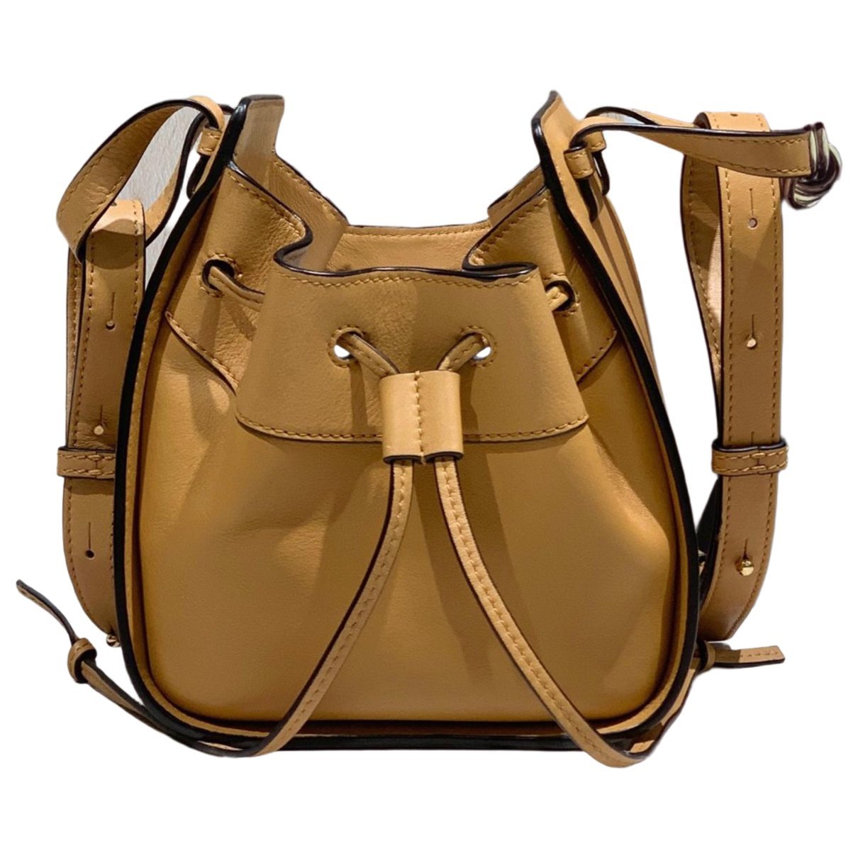 Hammock leather handbag