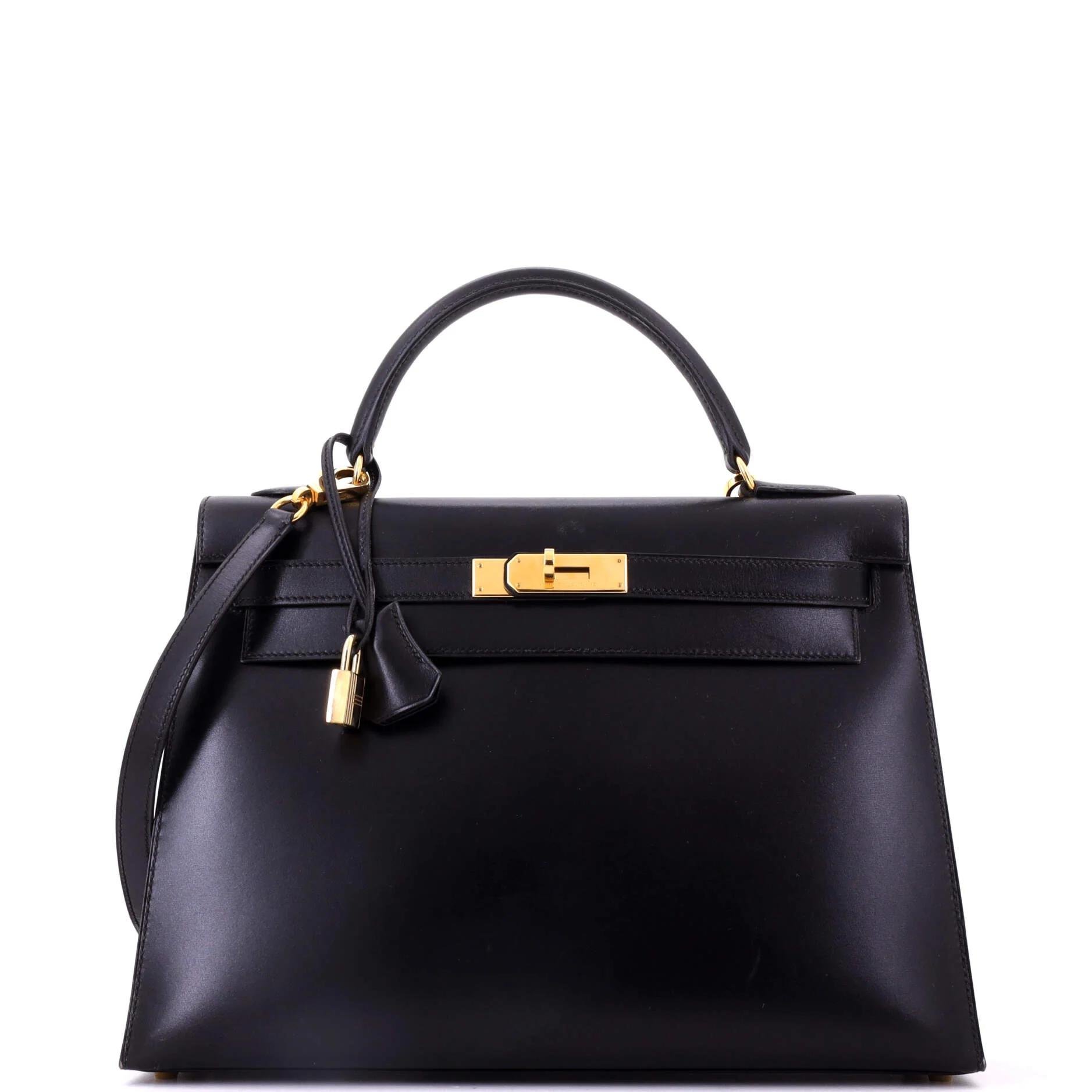 Kelly 32 leather handbag