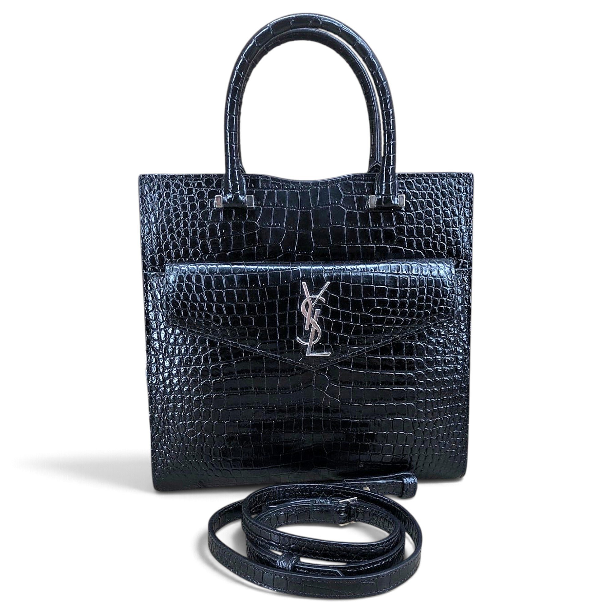 Shopping monogramme leather tote