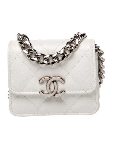 Coco Enamel Clutch w/ Chain
