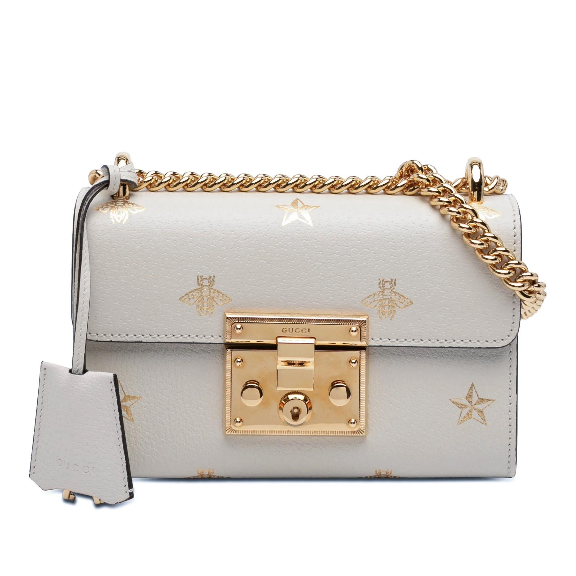 Padlock pony-style calfskin handbag