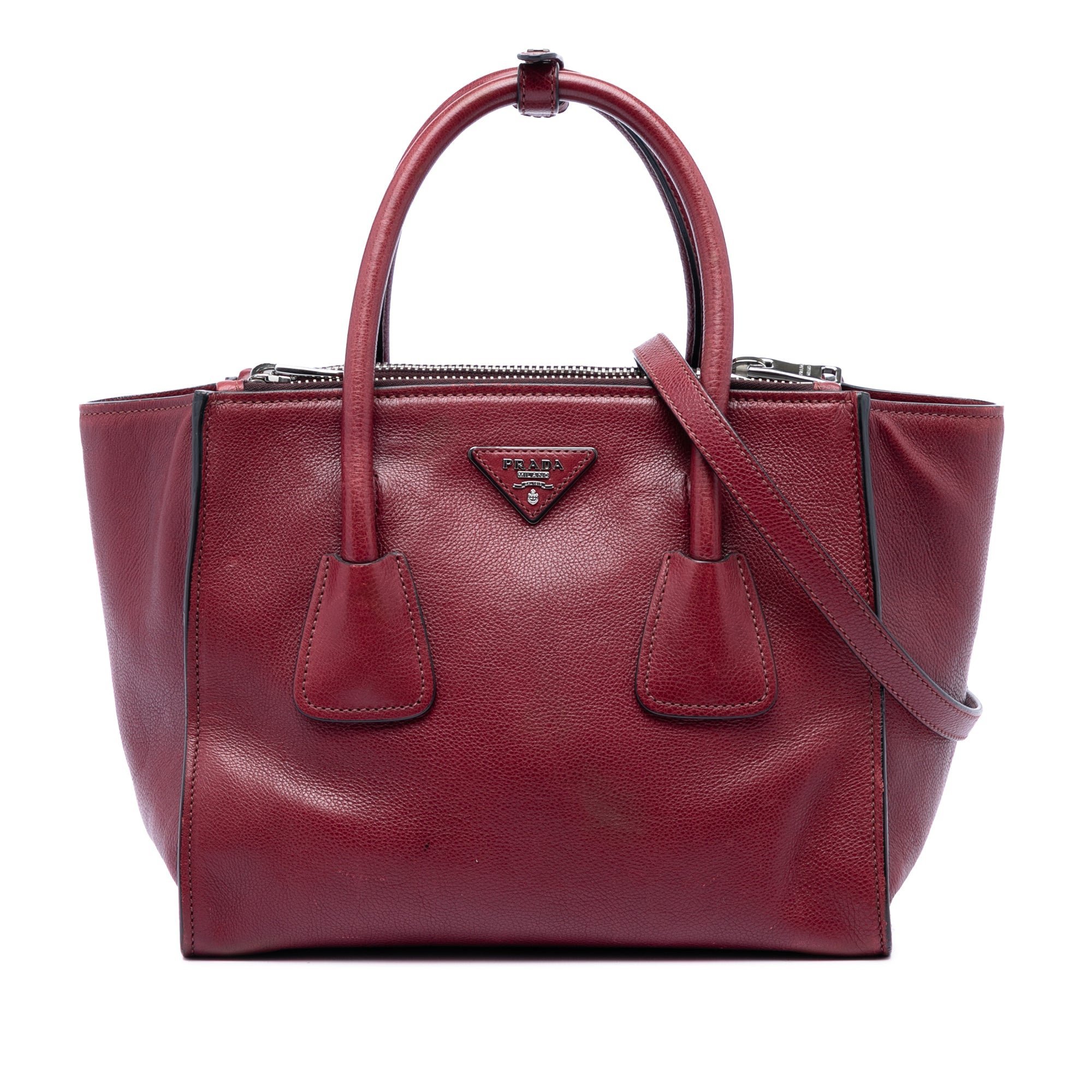 Leather satchel
