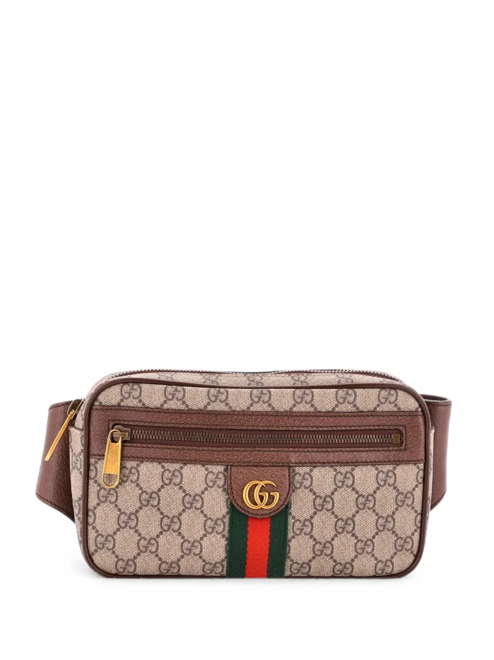 Ophidia GG Coated Canvas Medium belt bag