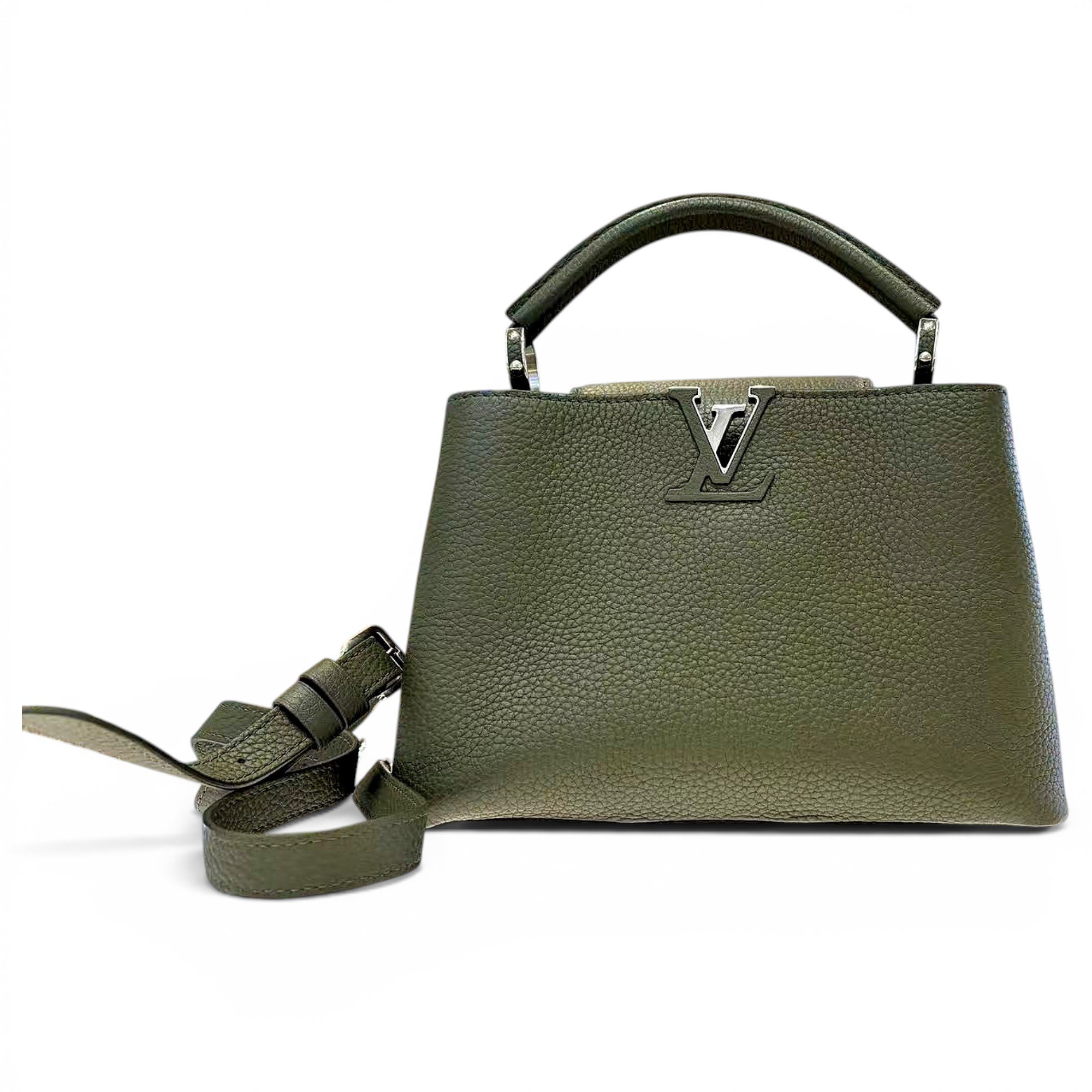 Capucines leather handbag