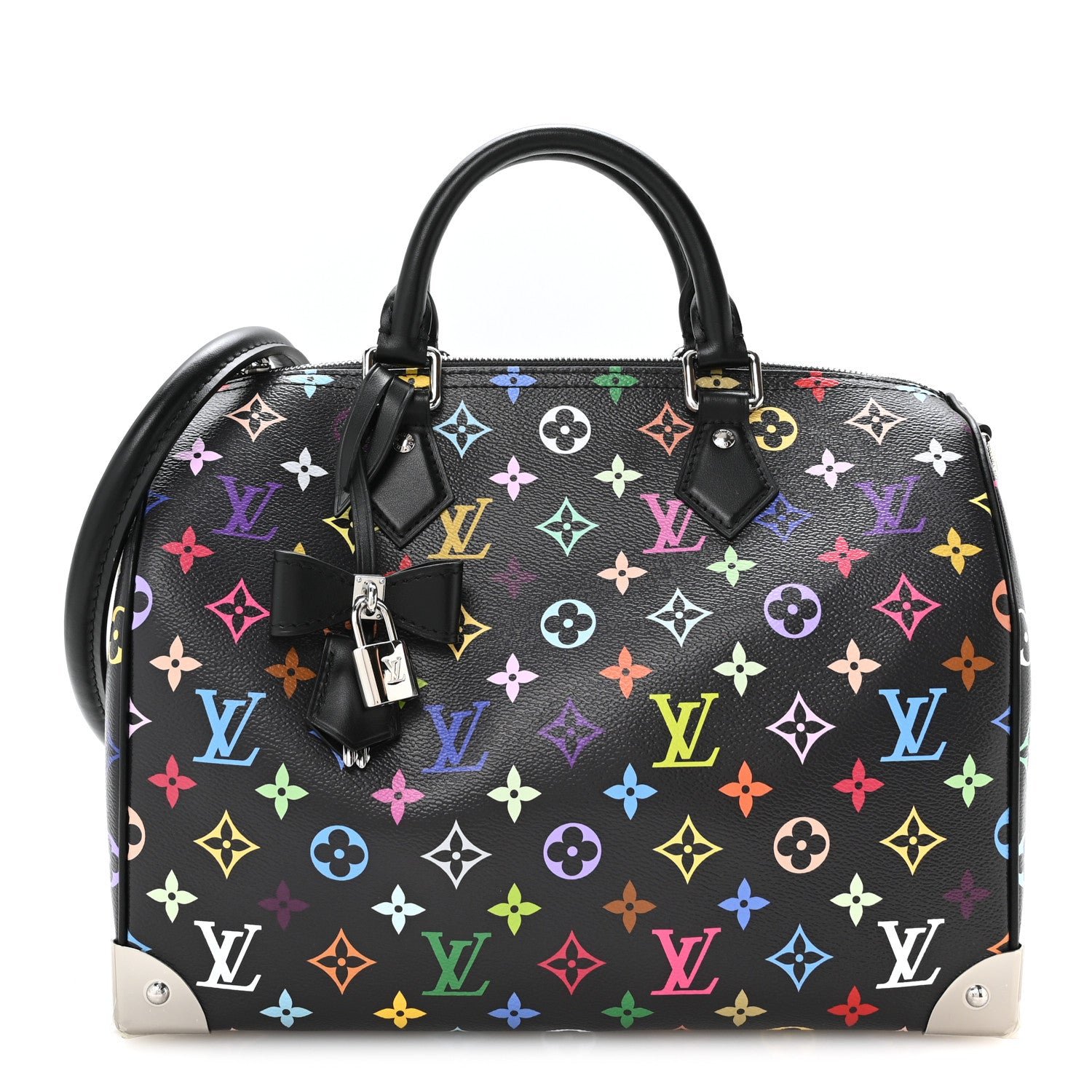 Louis Vuitton LV X TM Monogram Multicolor Speedy Soft 30 Black