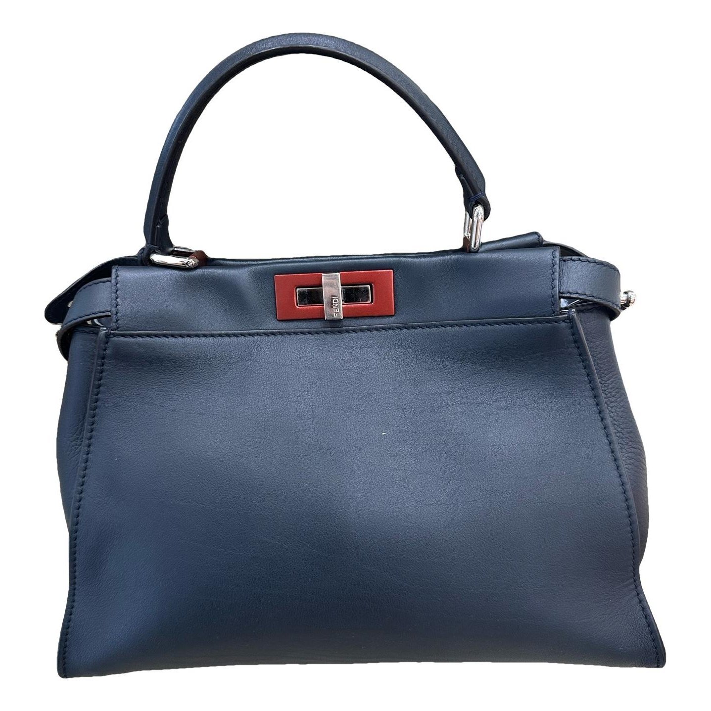 Peekaboo leather handbag