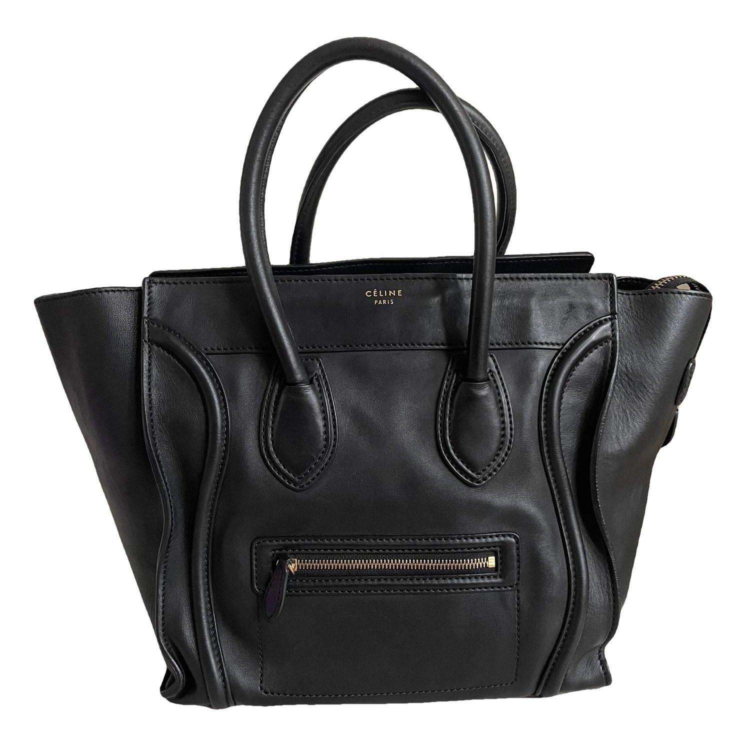 Luggage leather handbag