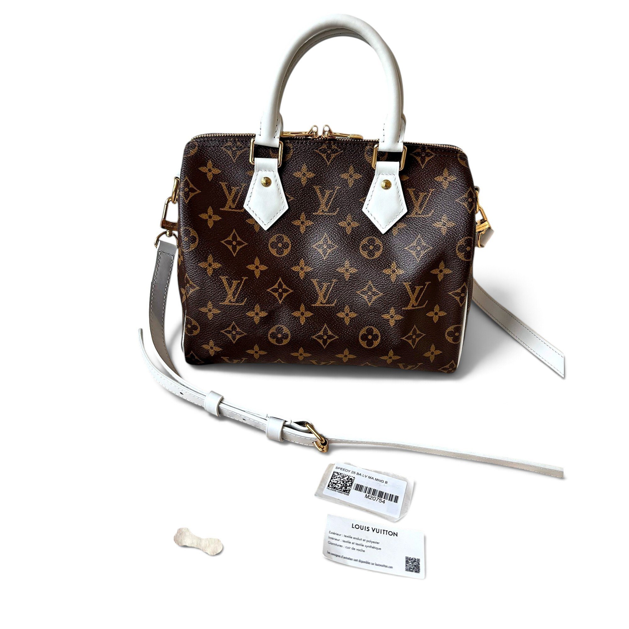 Speedy leather crossbody bag