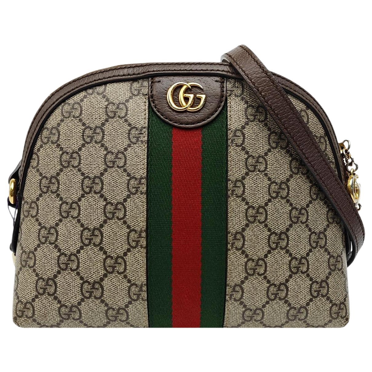 Ophidia Dome vinyl crossbody bag