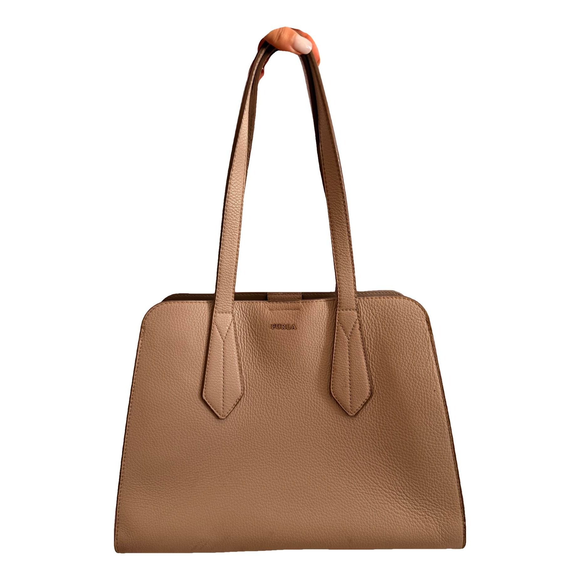 Leather handbag