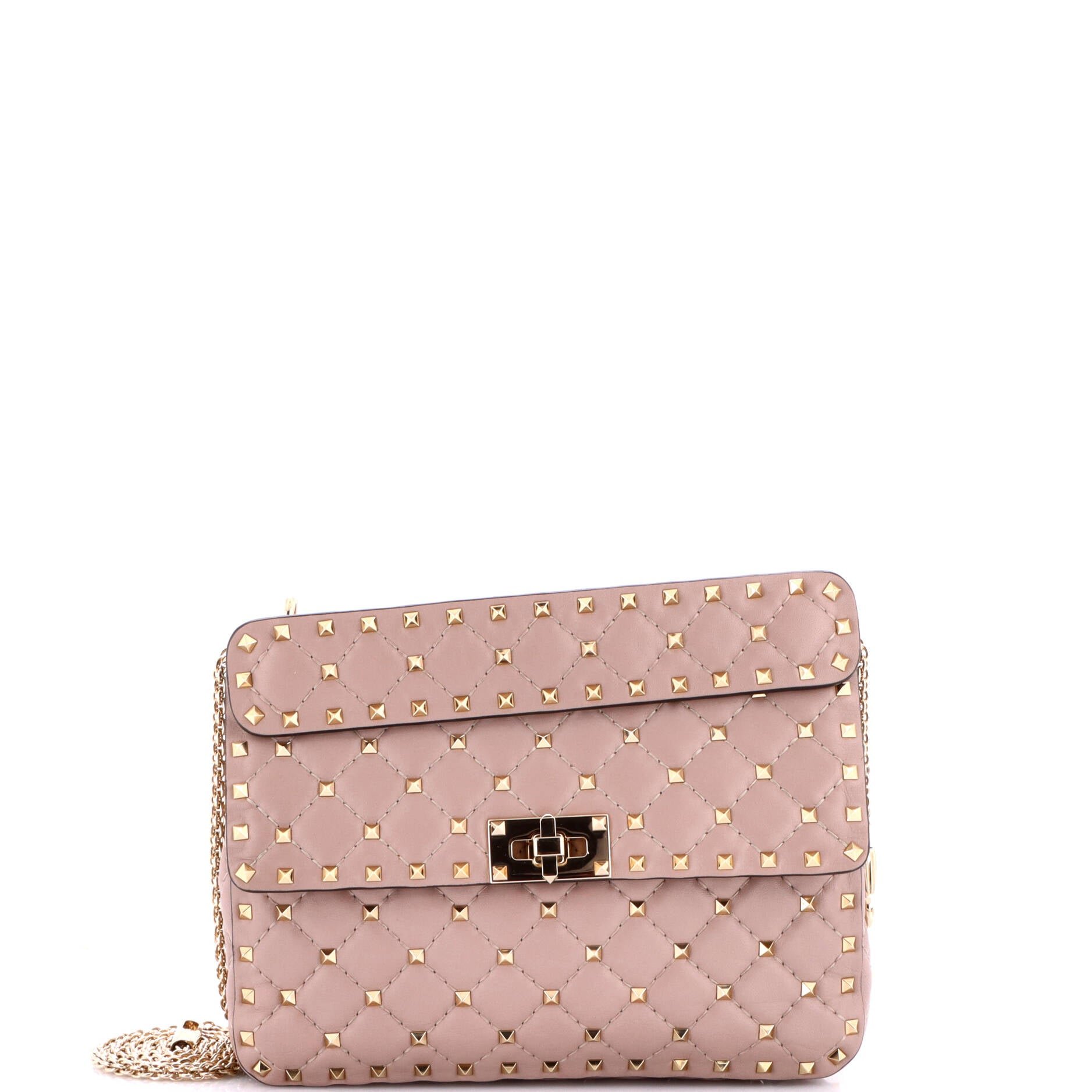 Rockstud Spike Flap Bag Quilted Leather Medium