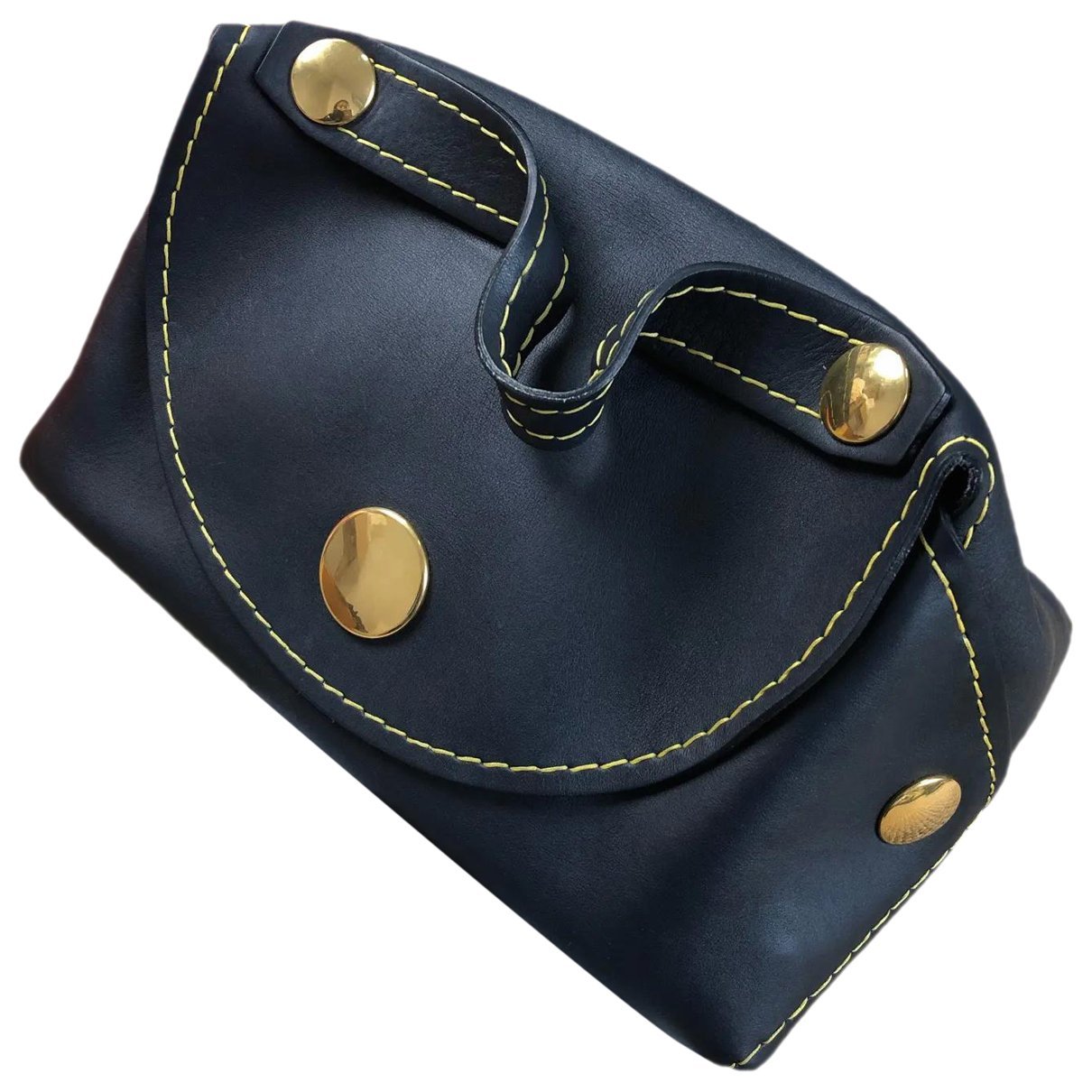 Orb leather handbag