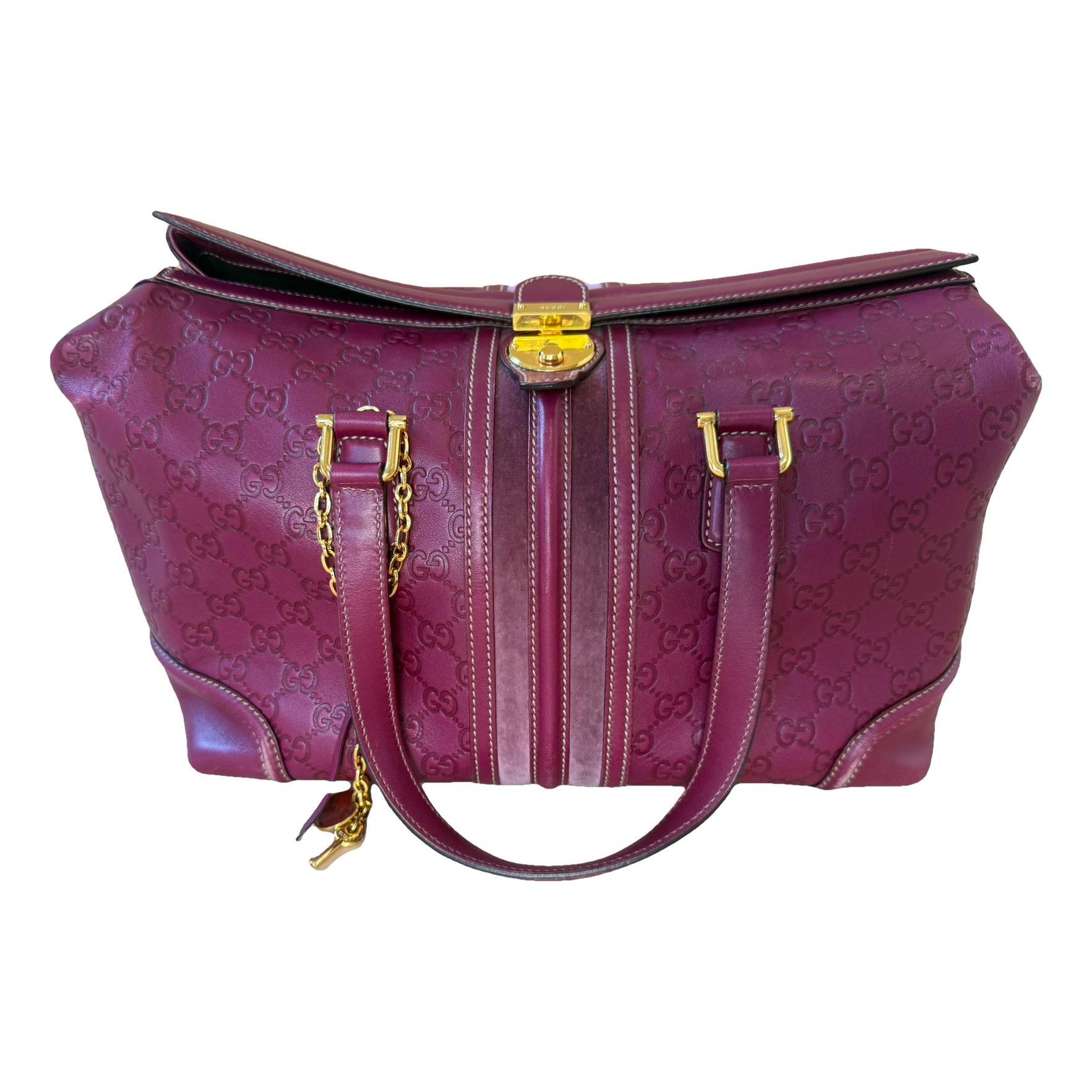 Leather tote