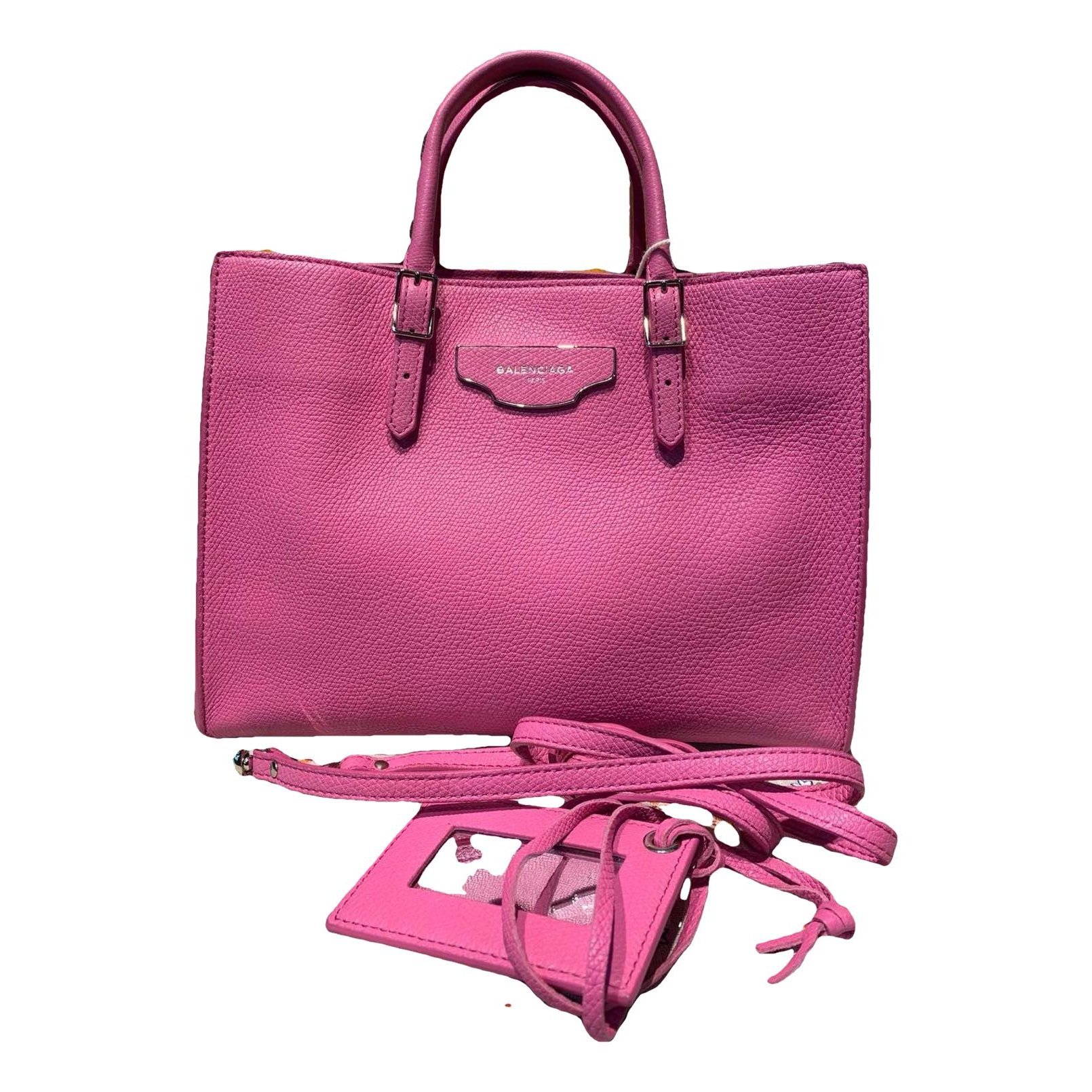 Papier leather tote