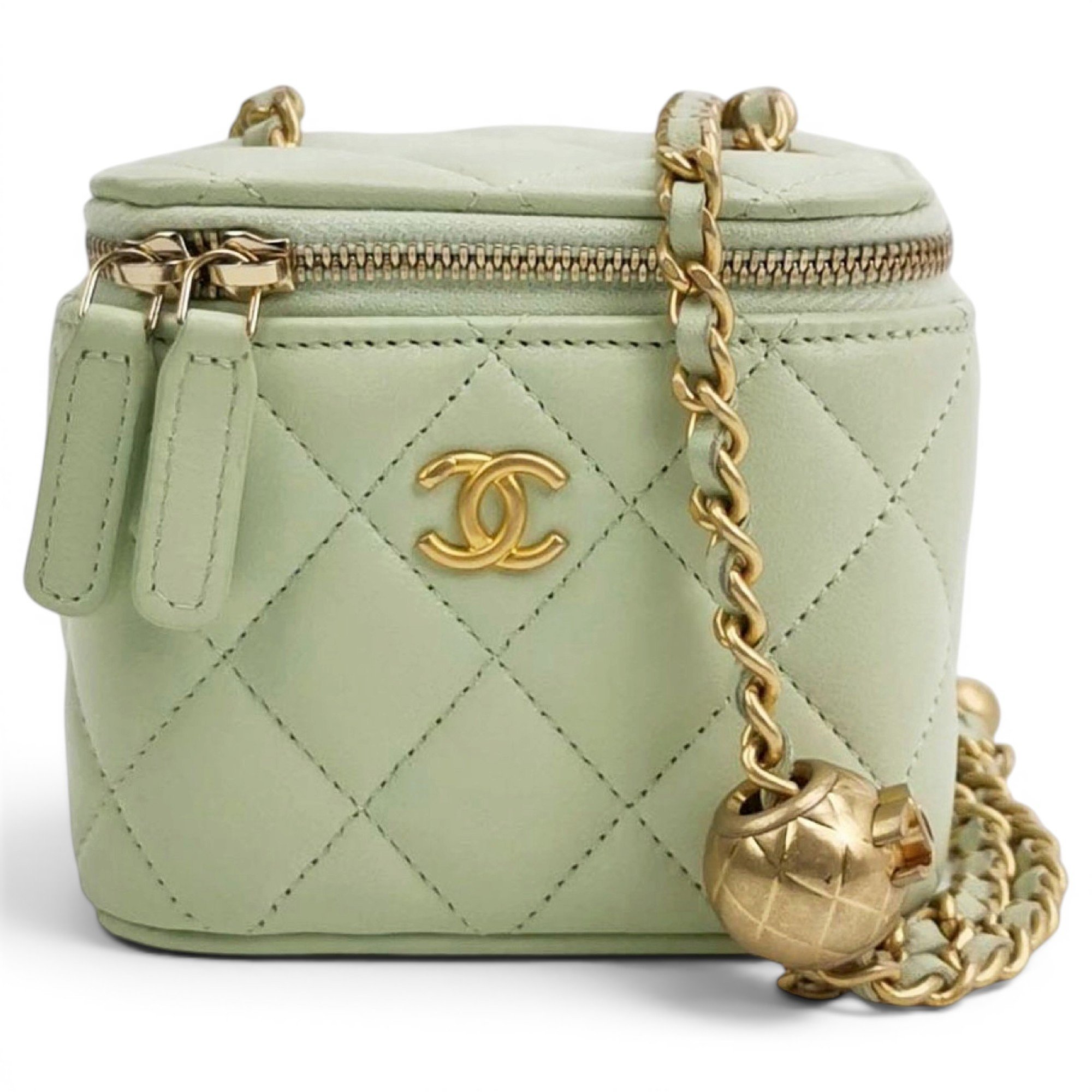 Vanity leather mini bag
