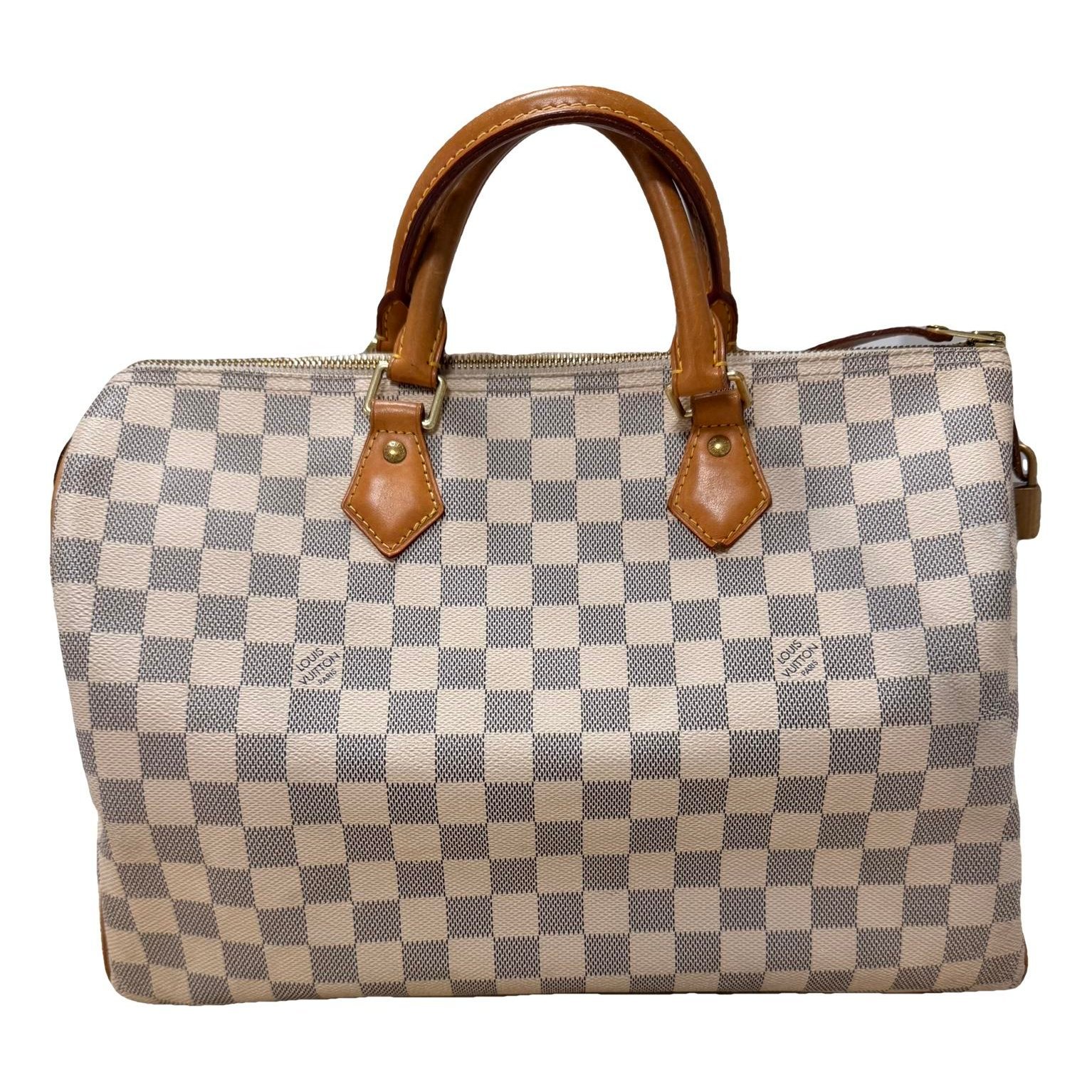 Speedy leather handbag
