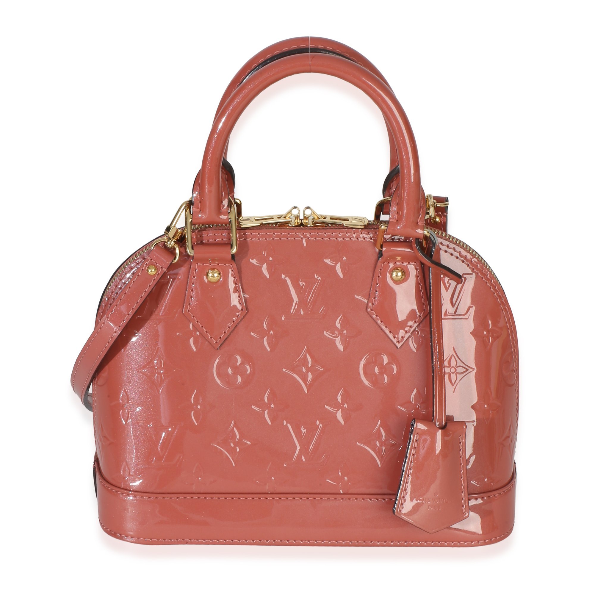 Alma BB patent leather handbag