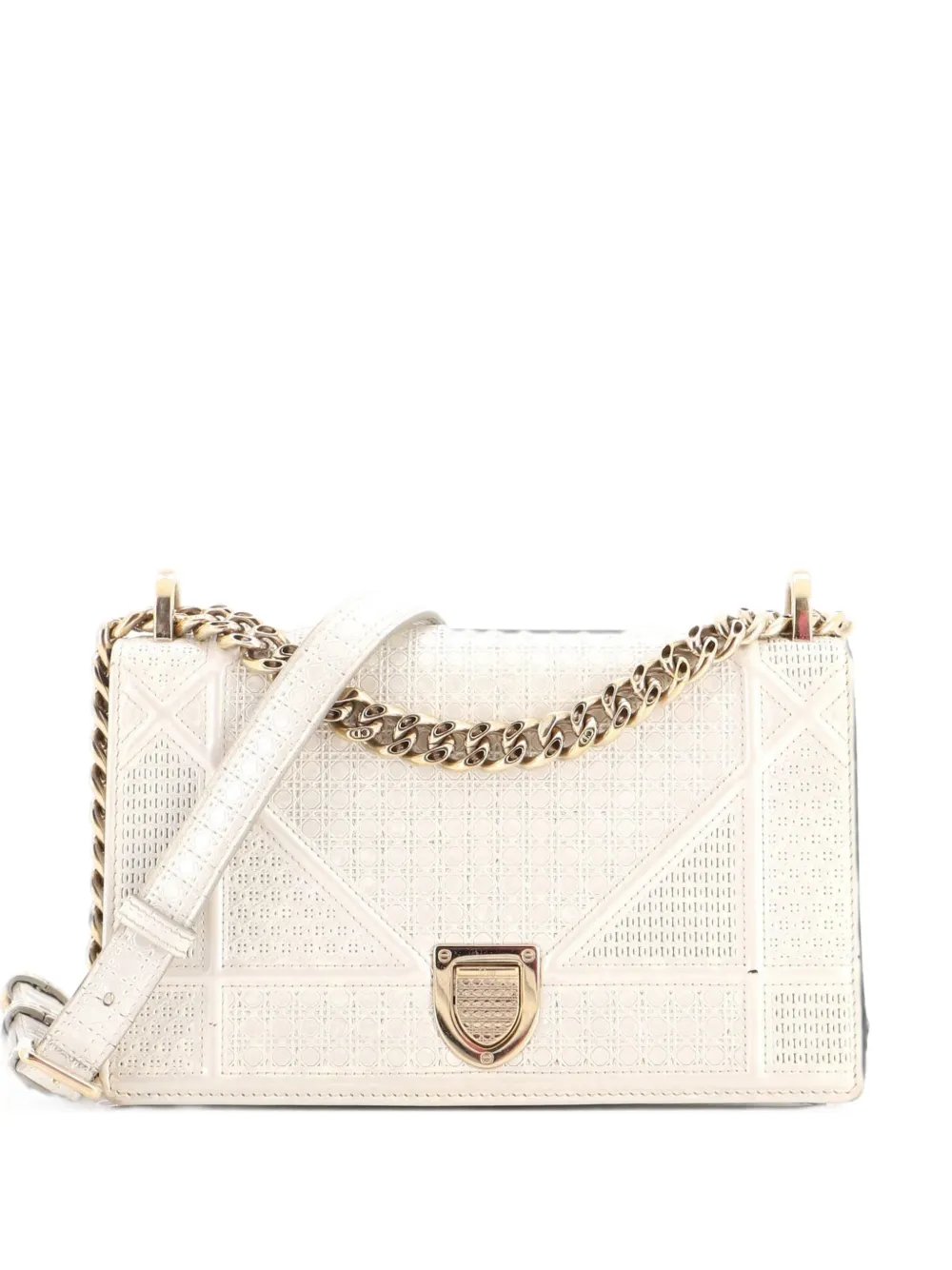 Diorama Flap Bag Cannage Embossed Calfskin Small shoulder bag