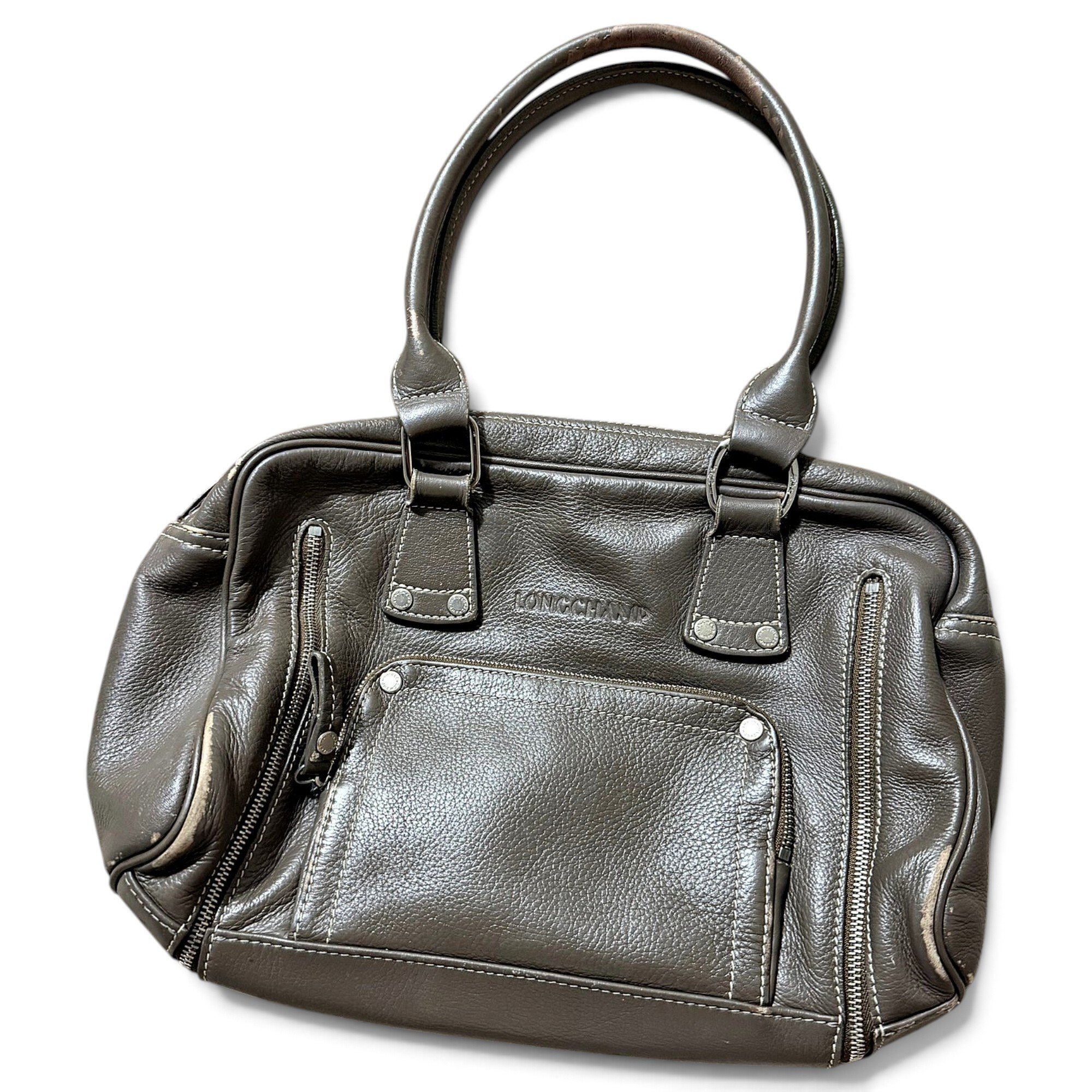 Leather handbag