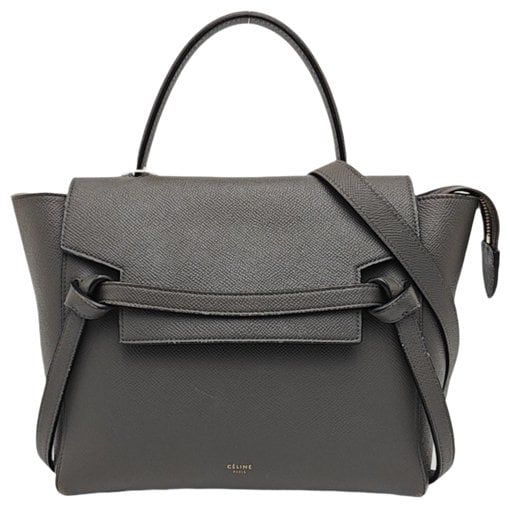 Belt leather handbag