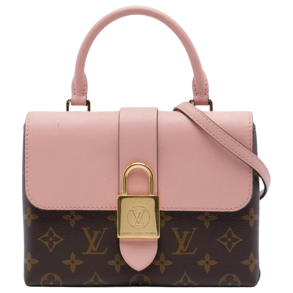 Louis Vuitton Locky BB cloth satchel