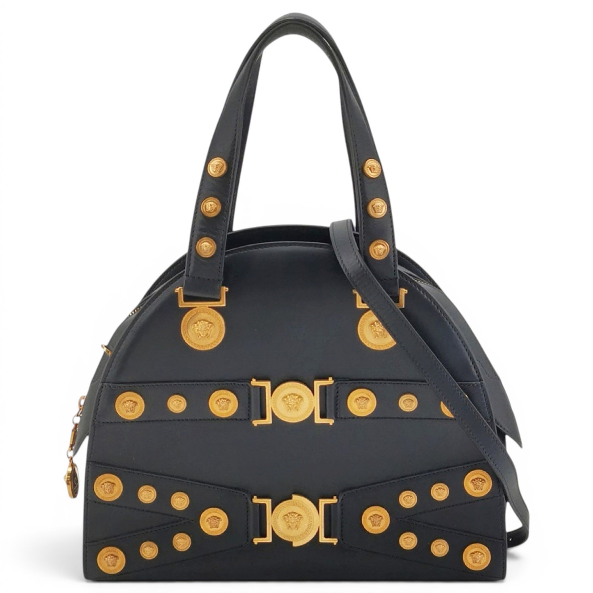 Palazzo Empire leather handbag