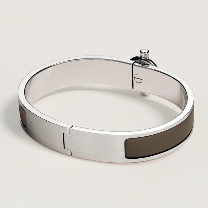 Gris Étain Mat Clic Glenan Bracelet